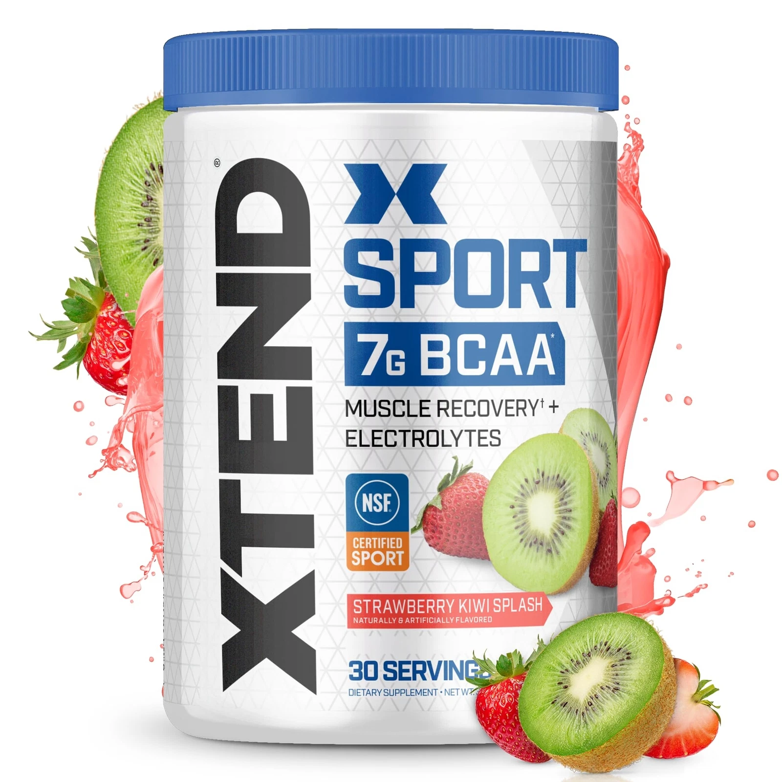 XTEND Sport BCAA Powder Strawberry Kiwi Splash - Electrolyte Powder for Recov...