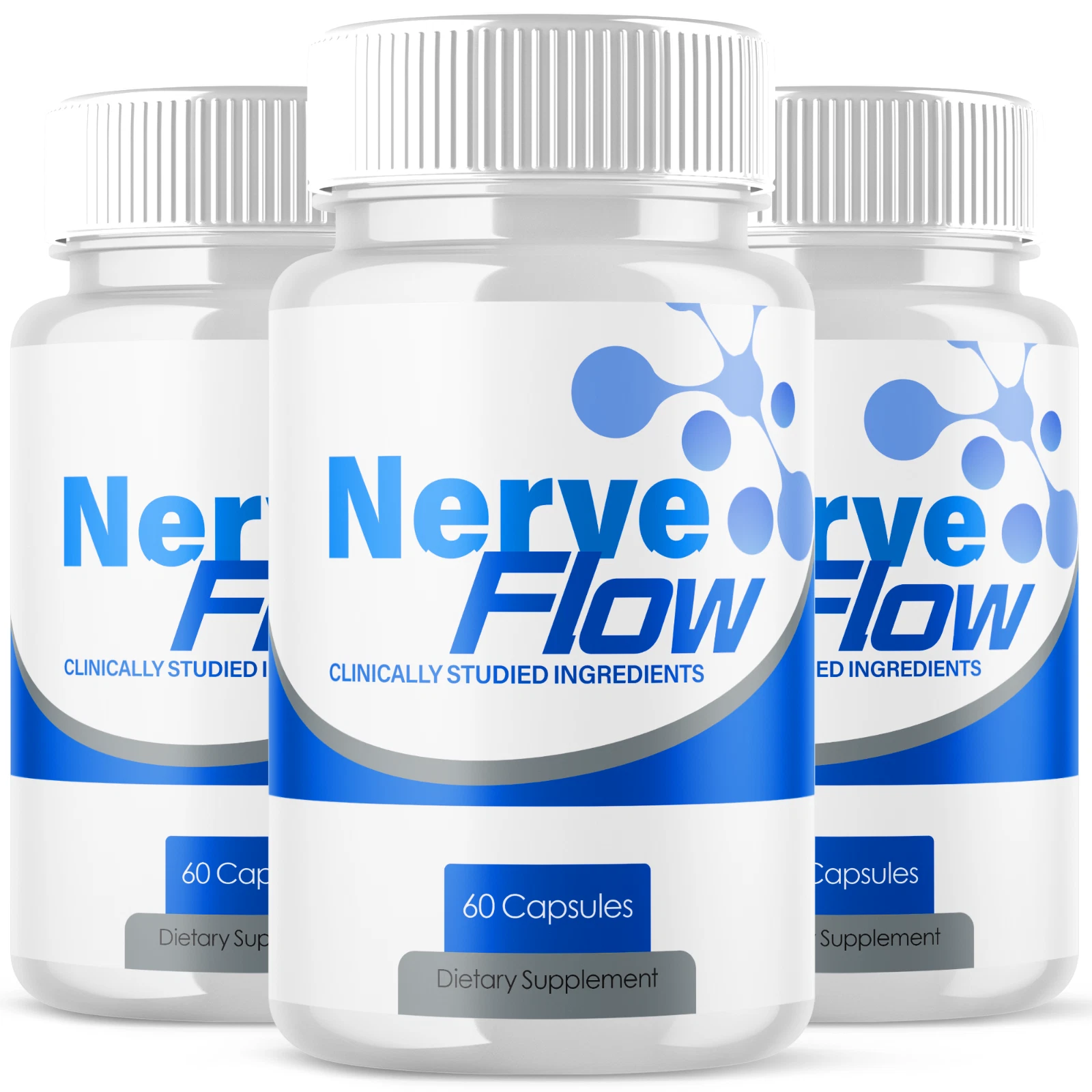 Nerve Flow Advanced Nerve Support Formula Maximum Strength Vitamin 180 Capsules