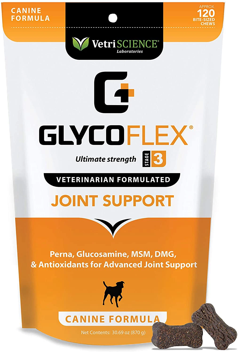 Glyco-Flex Iii Soft-Chews for Dogs, 120-Count, New, Free Shipping