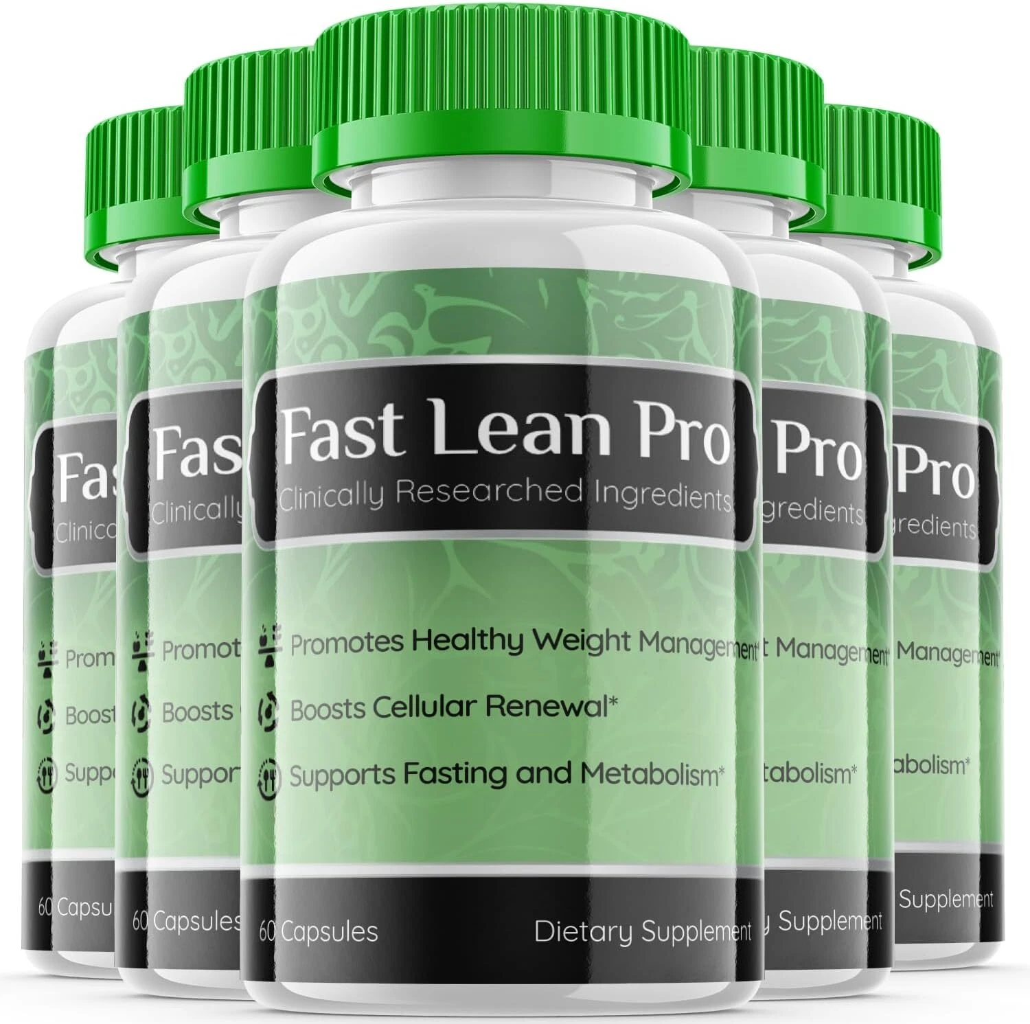 Fast Lean Pro Capsules - Fast Lean Pro Dietary Pills, Supplement - 5 Pack