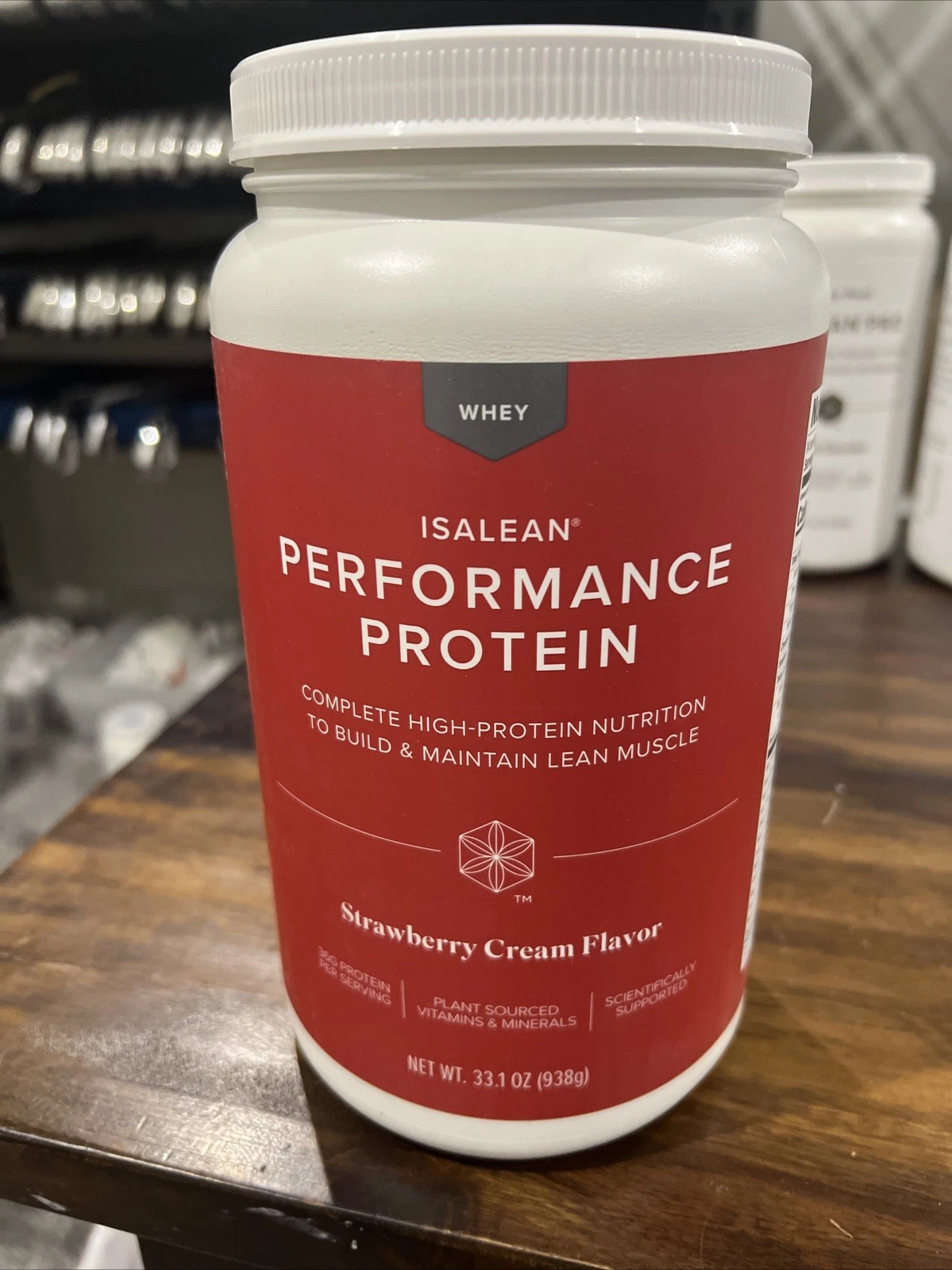 Isagenix IsaLean Strawberry Cream Performance Protein Shake 08/2026