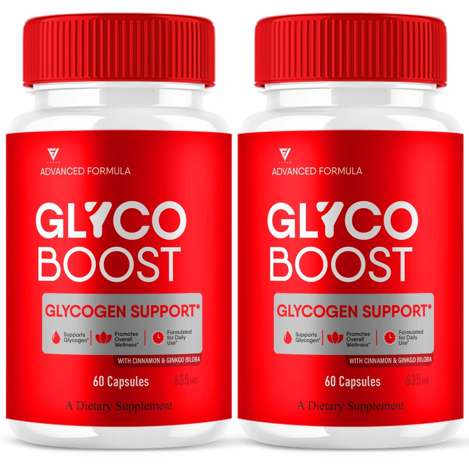 (2 Pack) Glyco Boost Advanced Formula Supplement GlycoBoost Pills (120 Capsules)