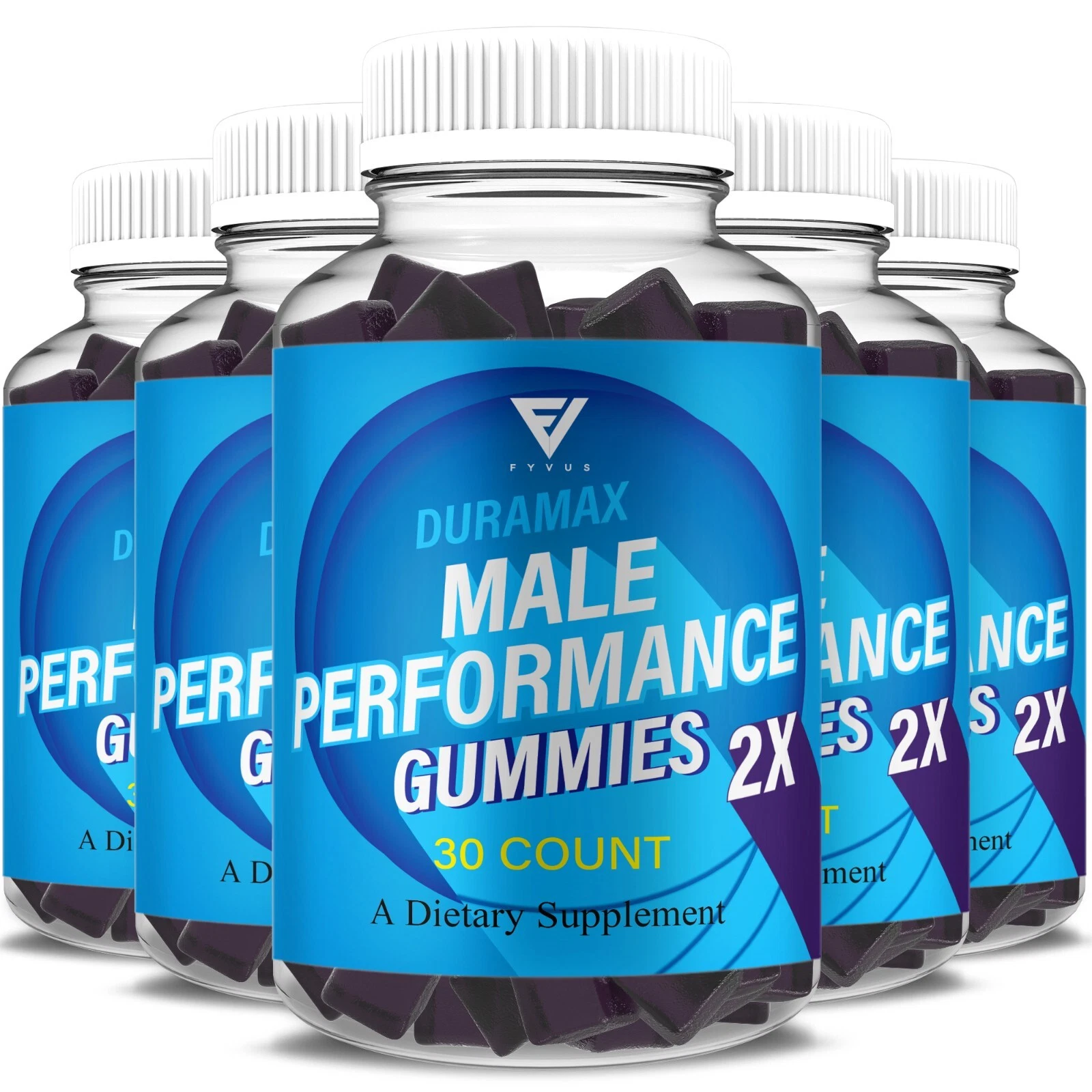 (5 Pack) Duramax Gummies, Duremax Performance Gummy Supplement (5 Month Supply)