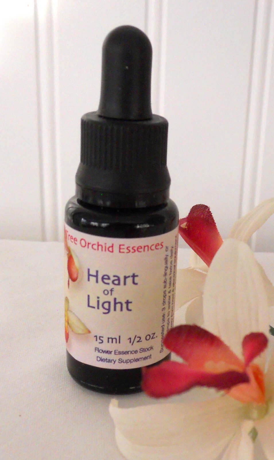 Living Tree Orchid Essences HEART of LIGHT 15 ml 1/2 oz Acts on Chakras