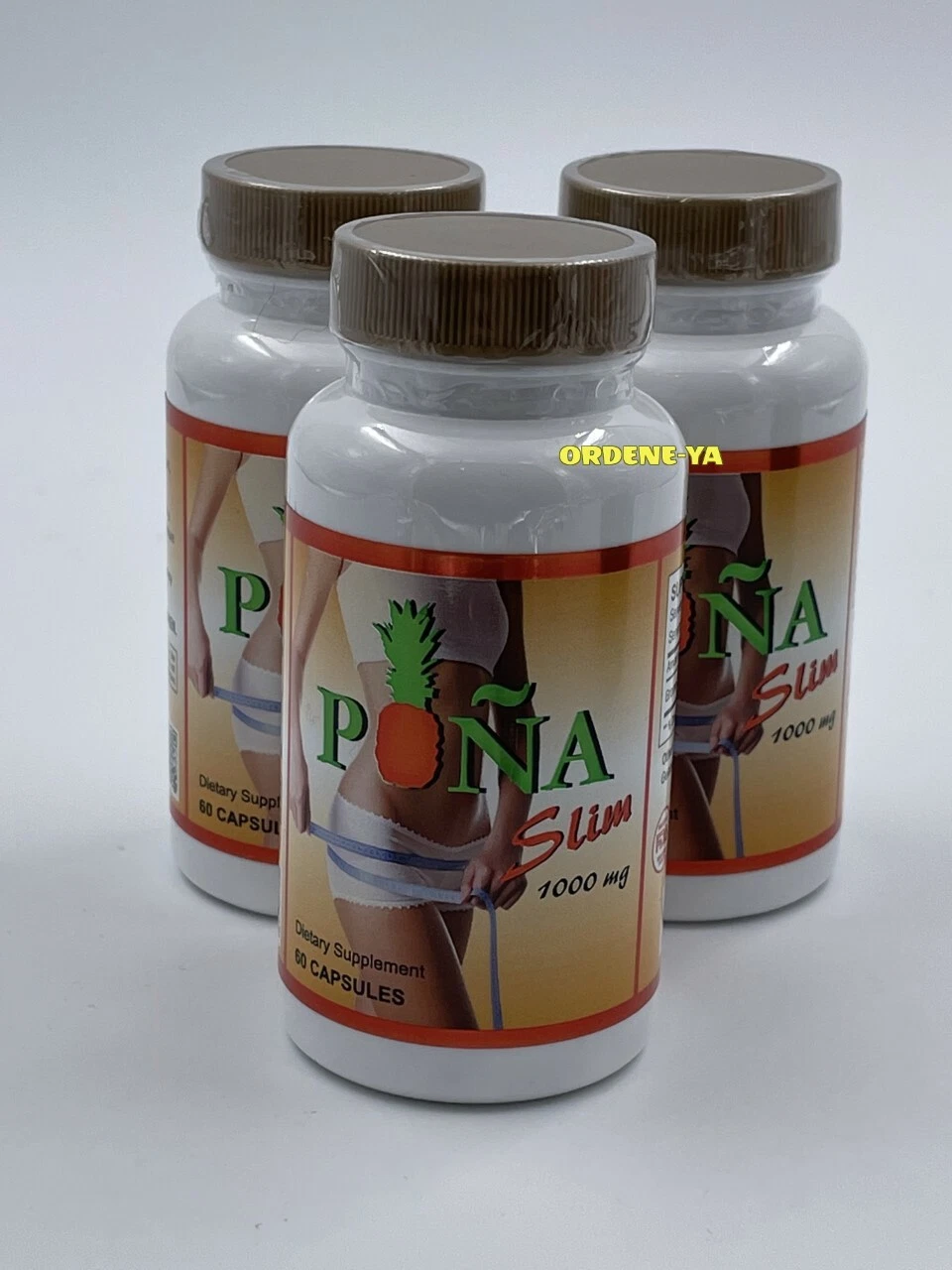Pina Slim 1000 mg x 60 caps Natural Fat Burn Slim Control Weight Loss