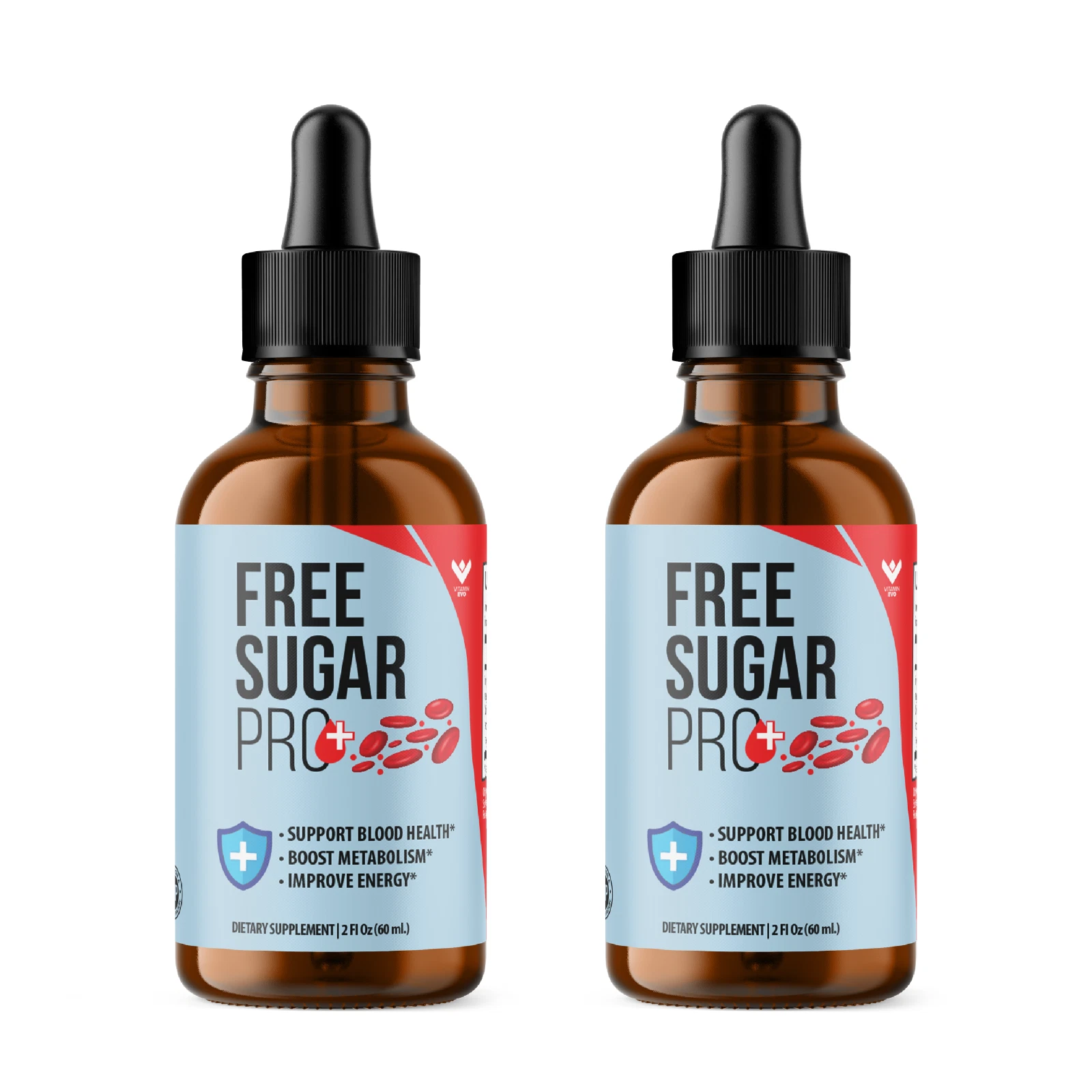 (2 Pack) Free Sugar Pro Drops, FreeSugarPro Blood Level Support (60 Servings)