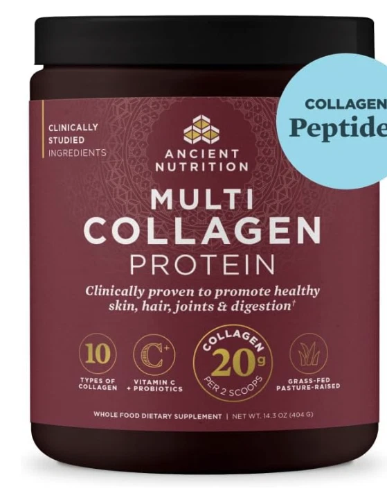 Ancient Nutrition Collagen Powder Protein with Probiotics