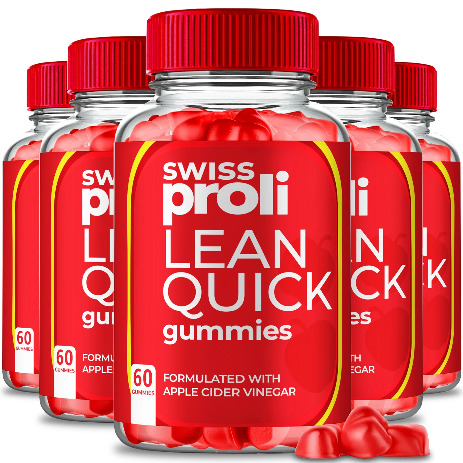 (5 pack) Lean Quick Keto ACV Gummy, LeanQuick Advanced Weight Loss & Energy