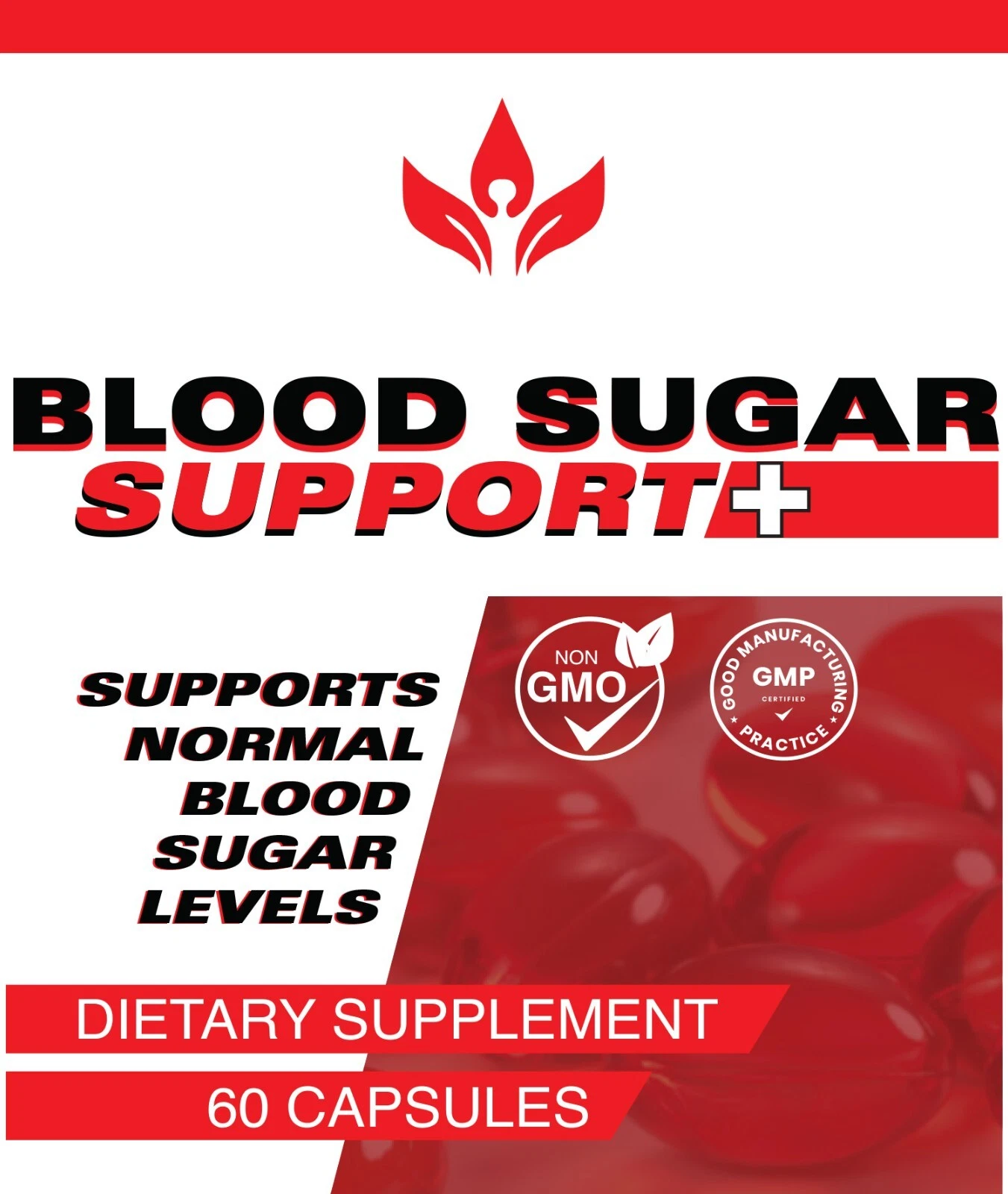 Blood Health Support Plus Supplement 60 Capsules