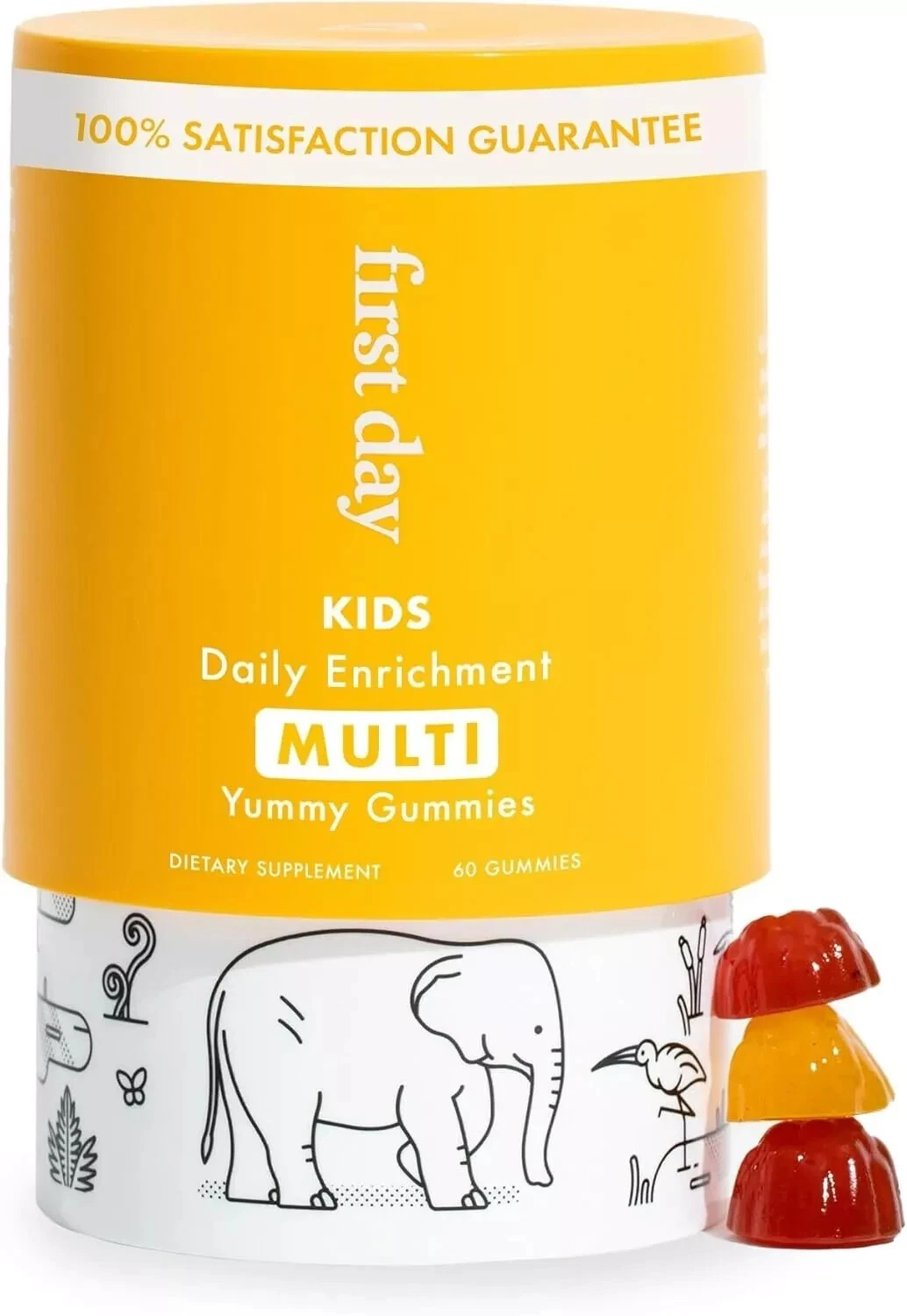 FIRST DAY Kids Daily Multivitamin Gummies – Complete Nutrition for Growing Kids