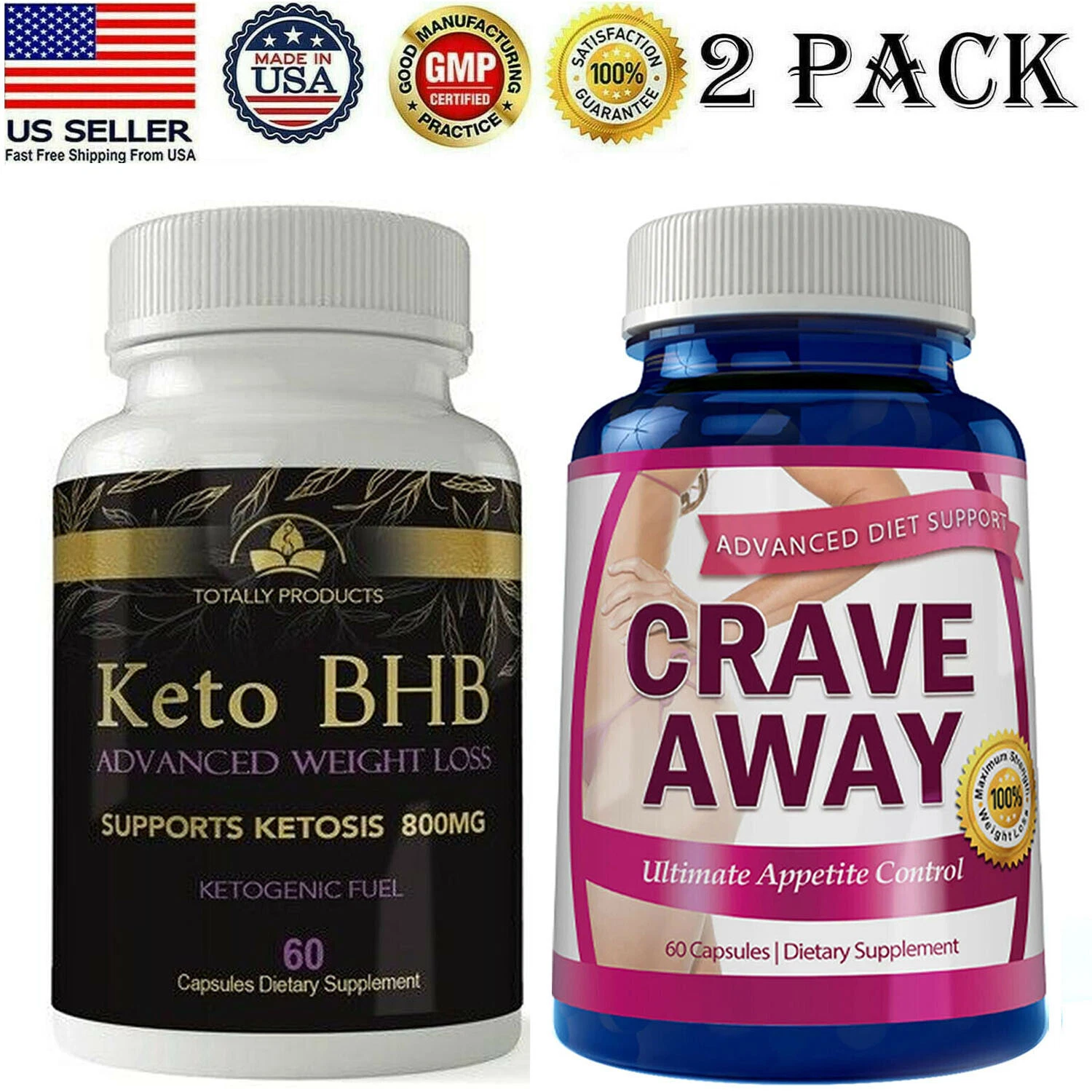Best Bhb Keto Diet Pills Burn Fat Weight Loss Crave Away Appetite Contro Caps