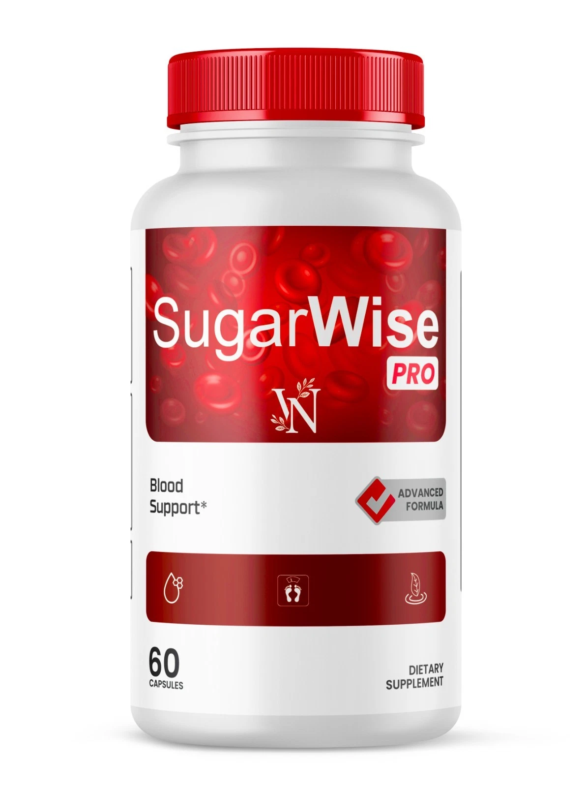 SugarWise - Sugar Wise Blood Advanced Support Glycogen Supplement 60 Capsules