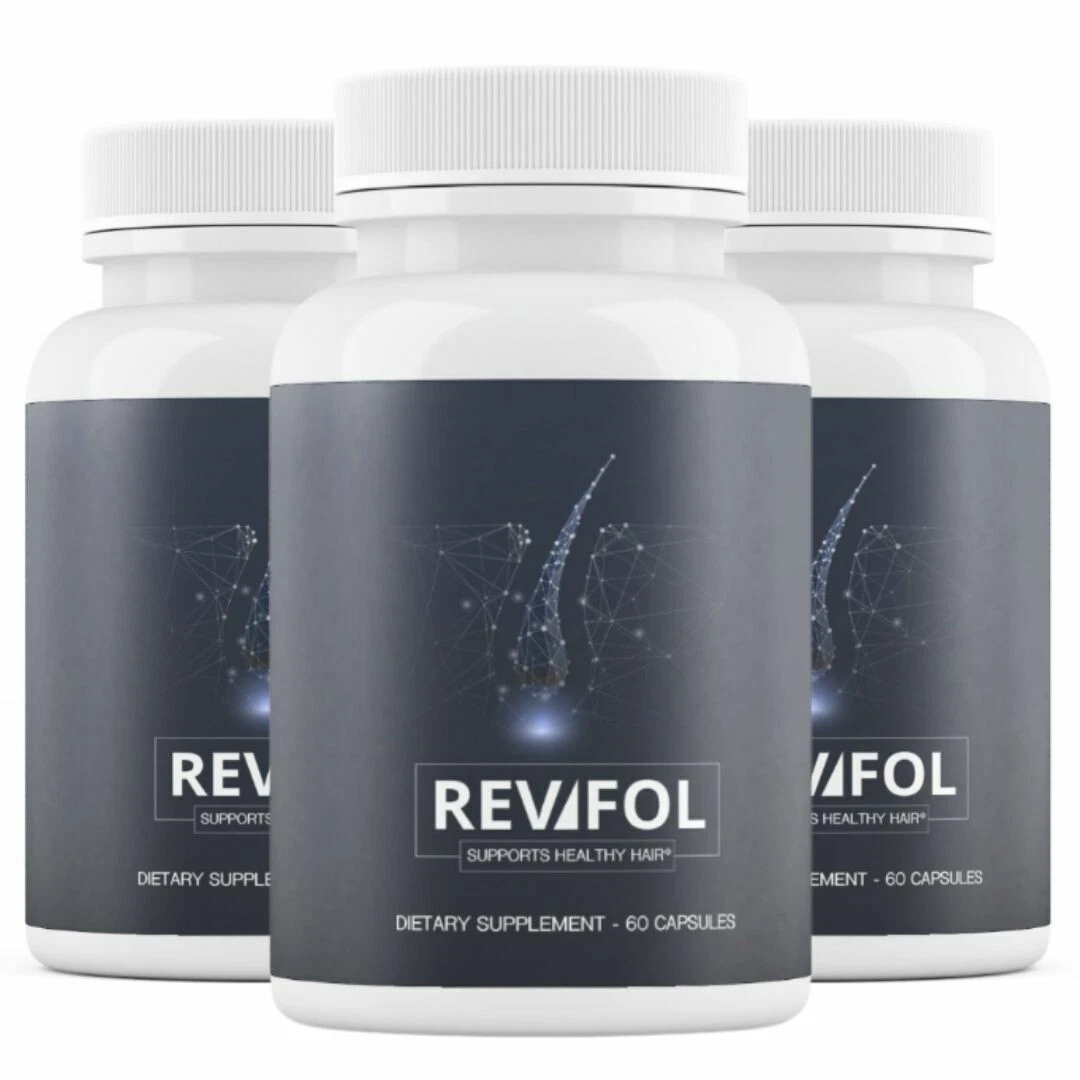 3 Bottles Revifol Hair Skin and Nails Supplement Hair Growth Vitamins 180 Caps
