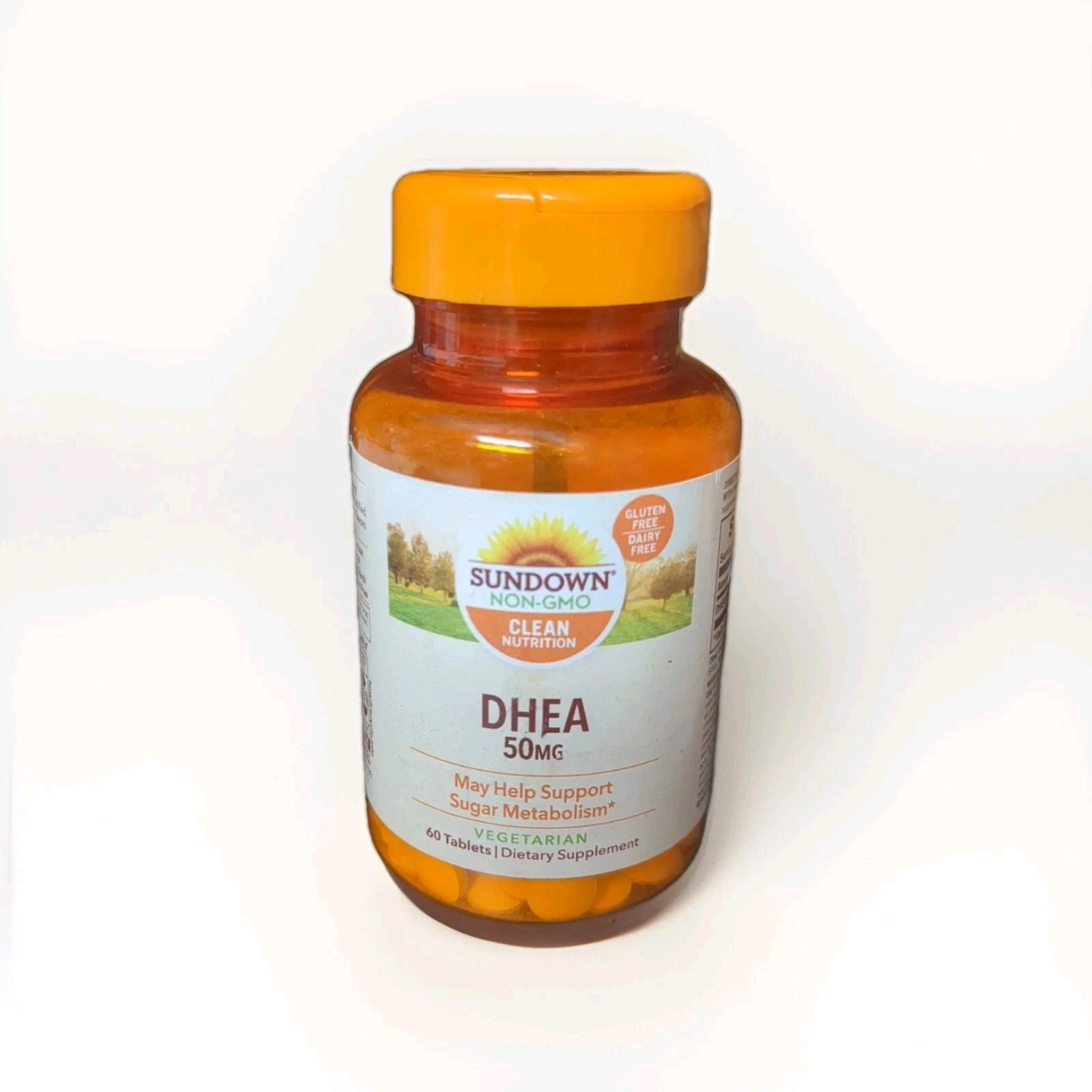 Sundown Naturals DHEA 50mg Metabolism Supplement 60 Tablets Exp 02/206