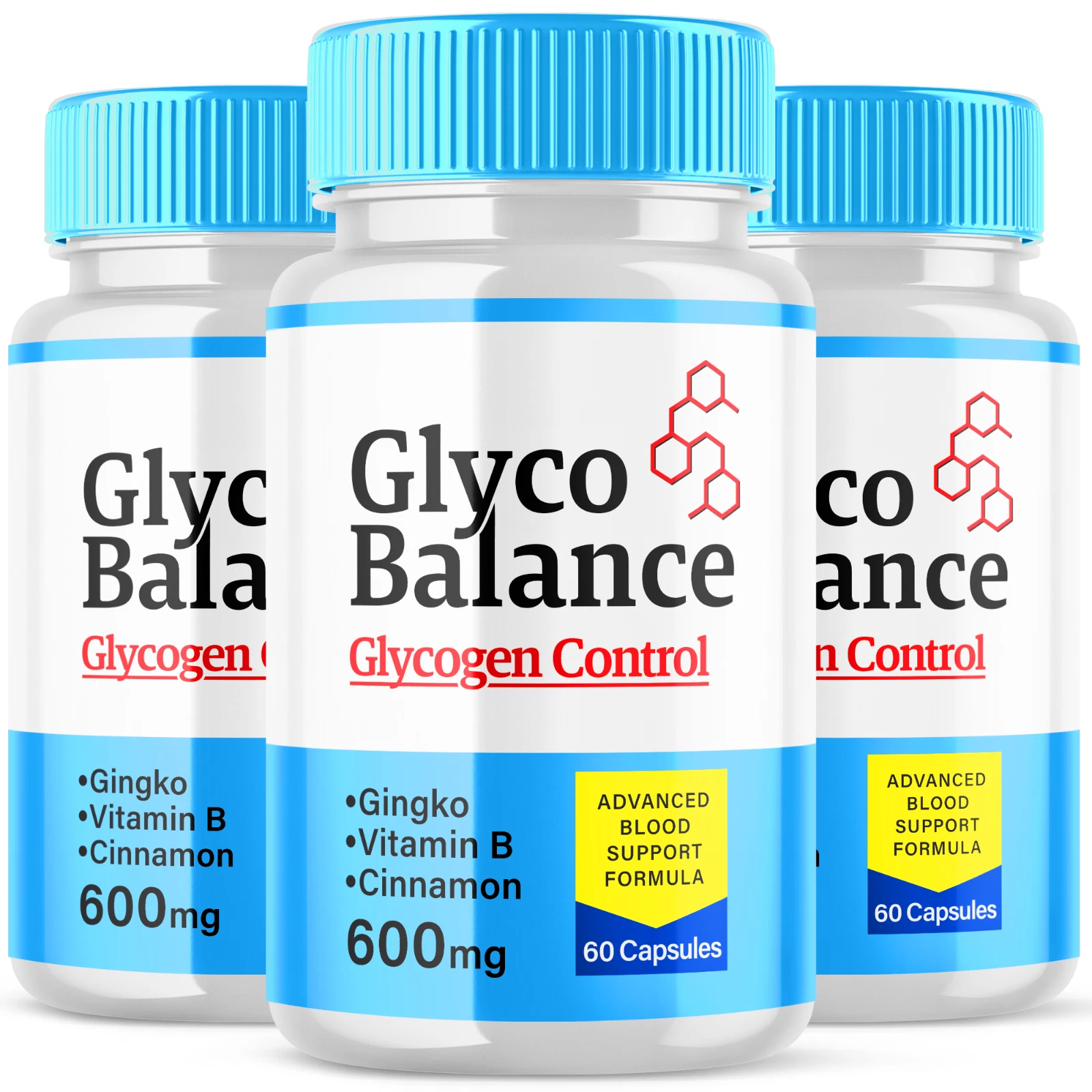 Glyco Balance Glycogen Control Pills Advanced Blood Support Formula 180 Capsules