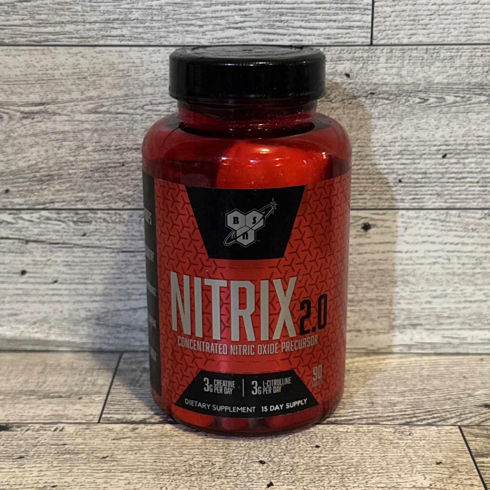 BSN Nitrix Concentrated Nitric Oxide Booster Huge Pumps Vascularity - 01/26