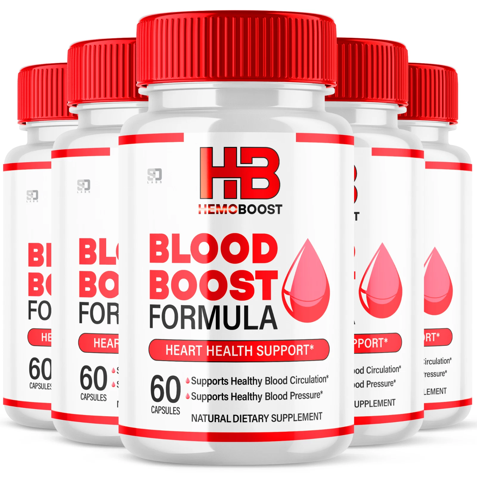 Hemo Boost Blood Boost Formula Supports Heart and Blood Health (5 Pack)