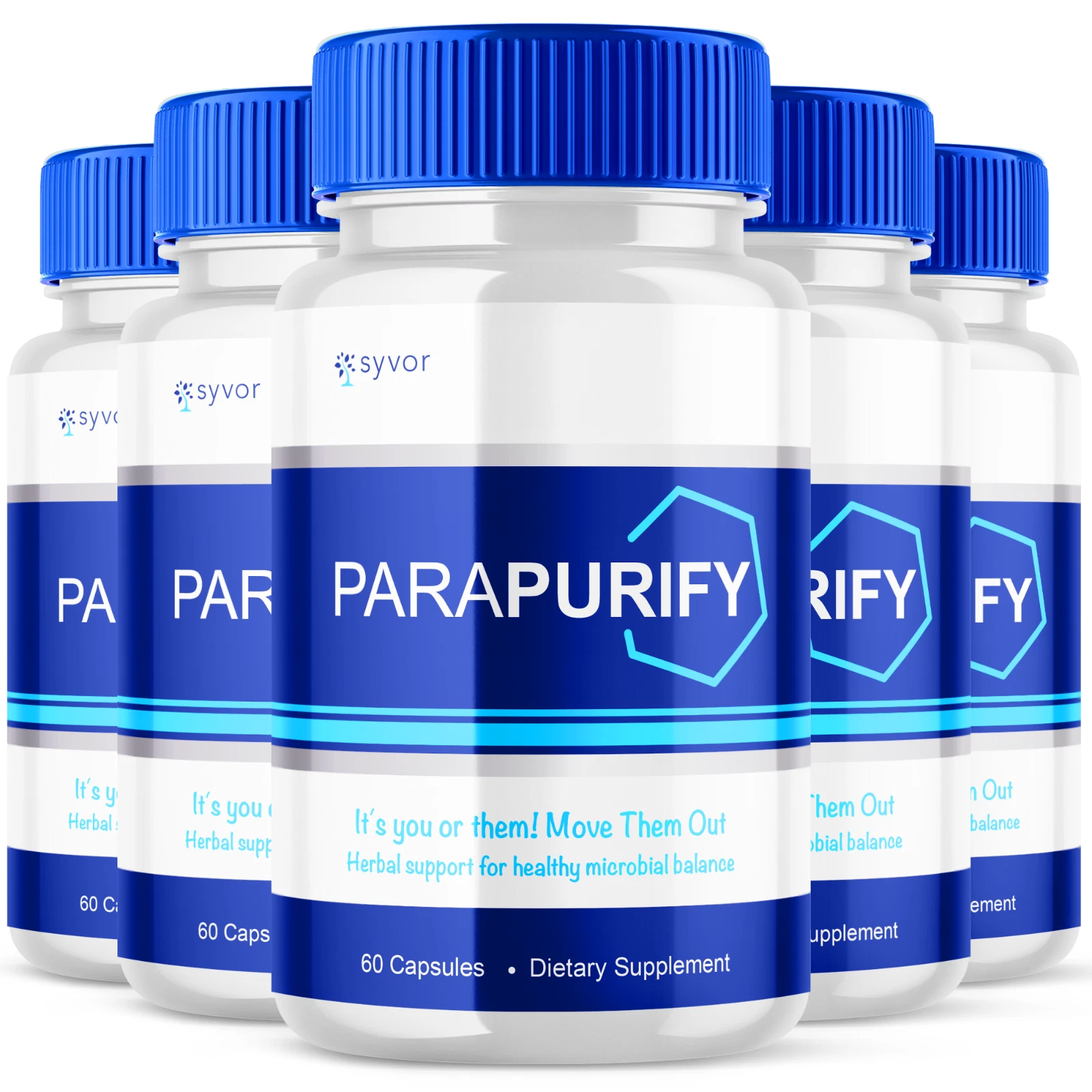 Parapurify Natural Cleanse Advanced Gut Support Vitamin Supplement 300 Capsules