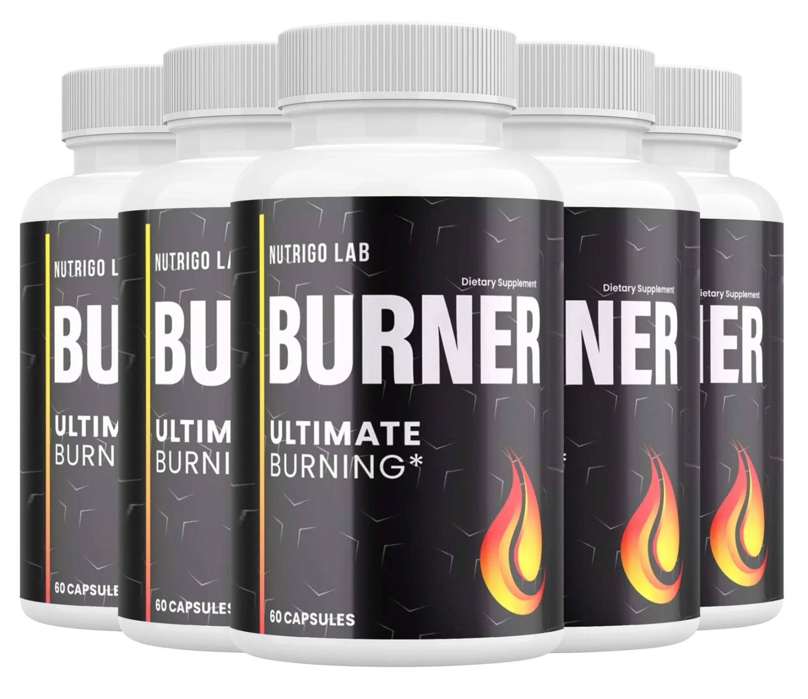 Nutrigo Lab Burner Advanced Supplement Pill Premium Fitness Support ( 5 Pack )