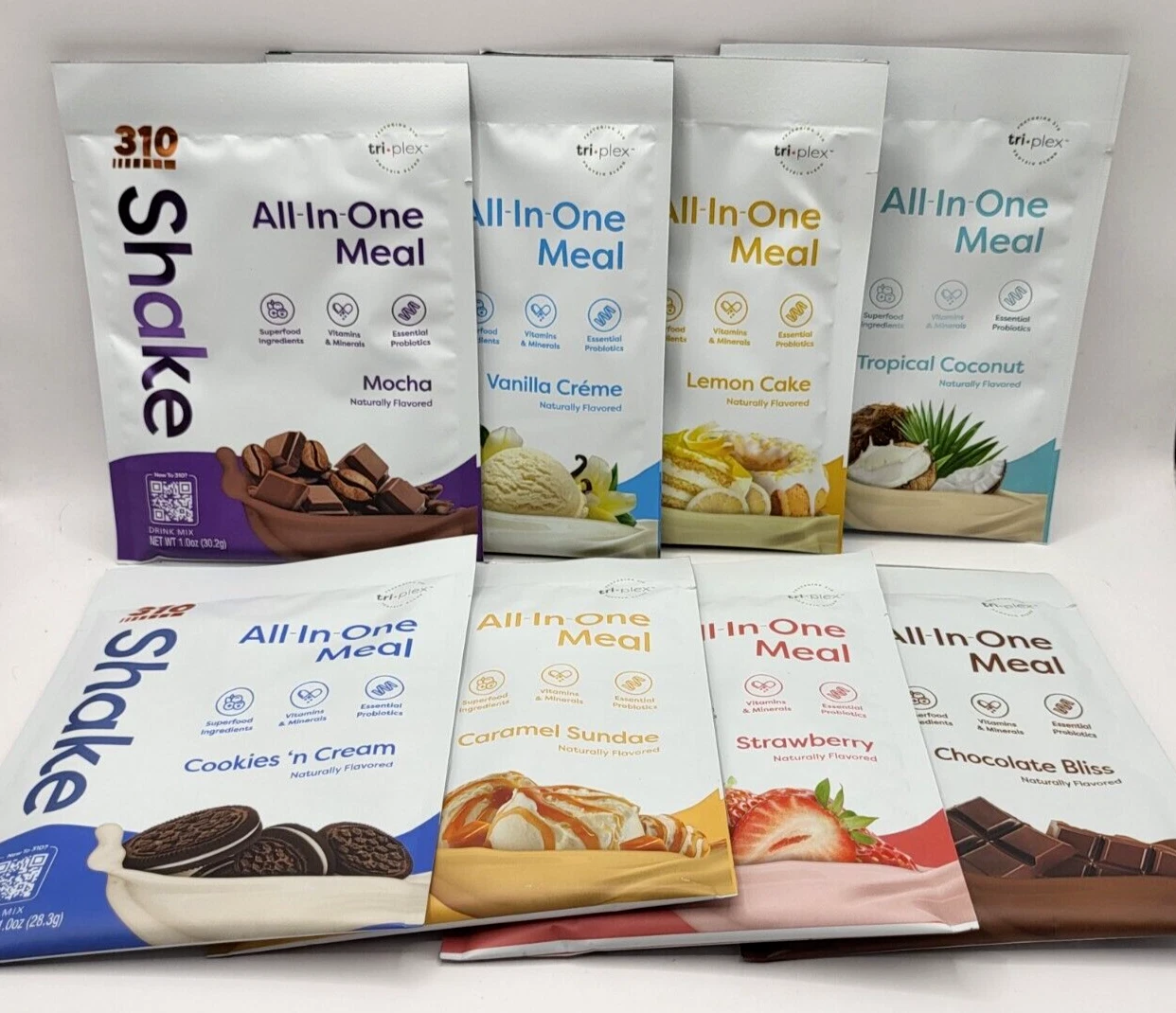310 Nutrition All-In-One Meal Shake 8 FLAVORS Caramel/Strawberry/Mocha/Vanilla..
