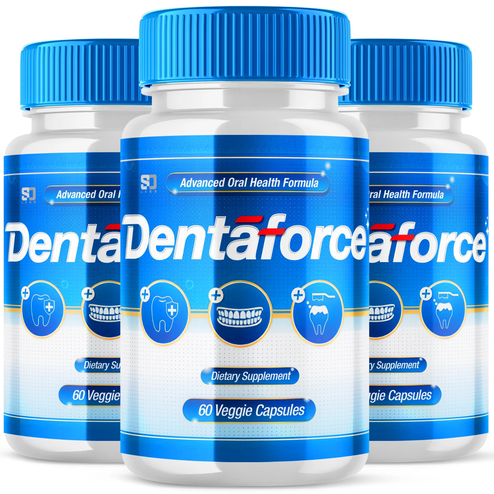 Dentaforce Advanced Oral Health Formula Supports Teeth & Gum Health (3 Pack)