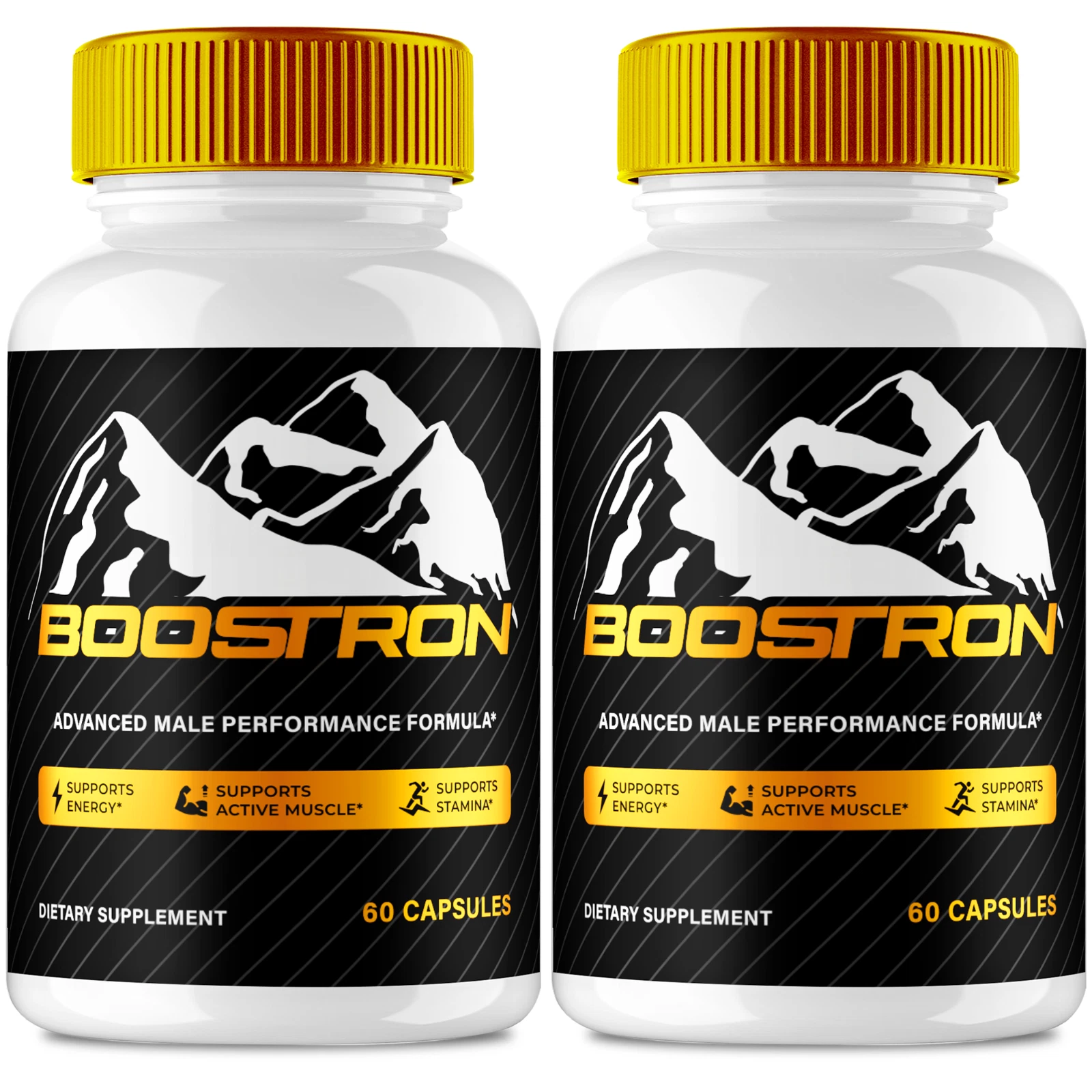 (2 Pack) Boostron Pills for Men, Advanced Formula Male Health Support Capsules