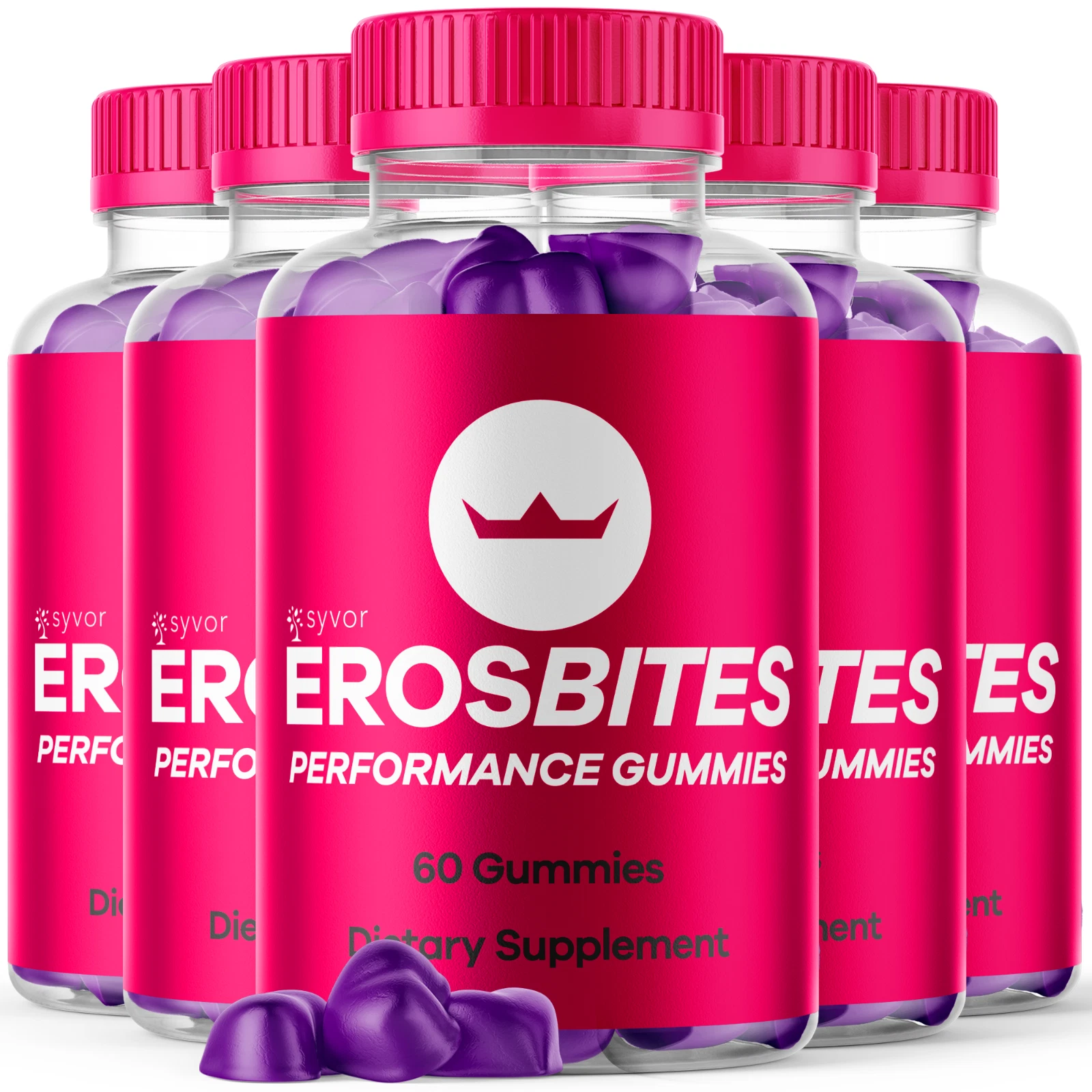 Eros Bites Gummies for Men Max Strength Formula Vitamin Supplement 300 Gummies