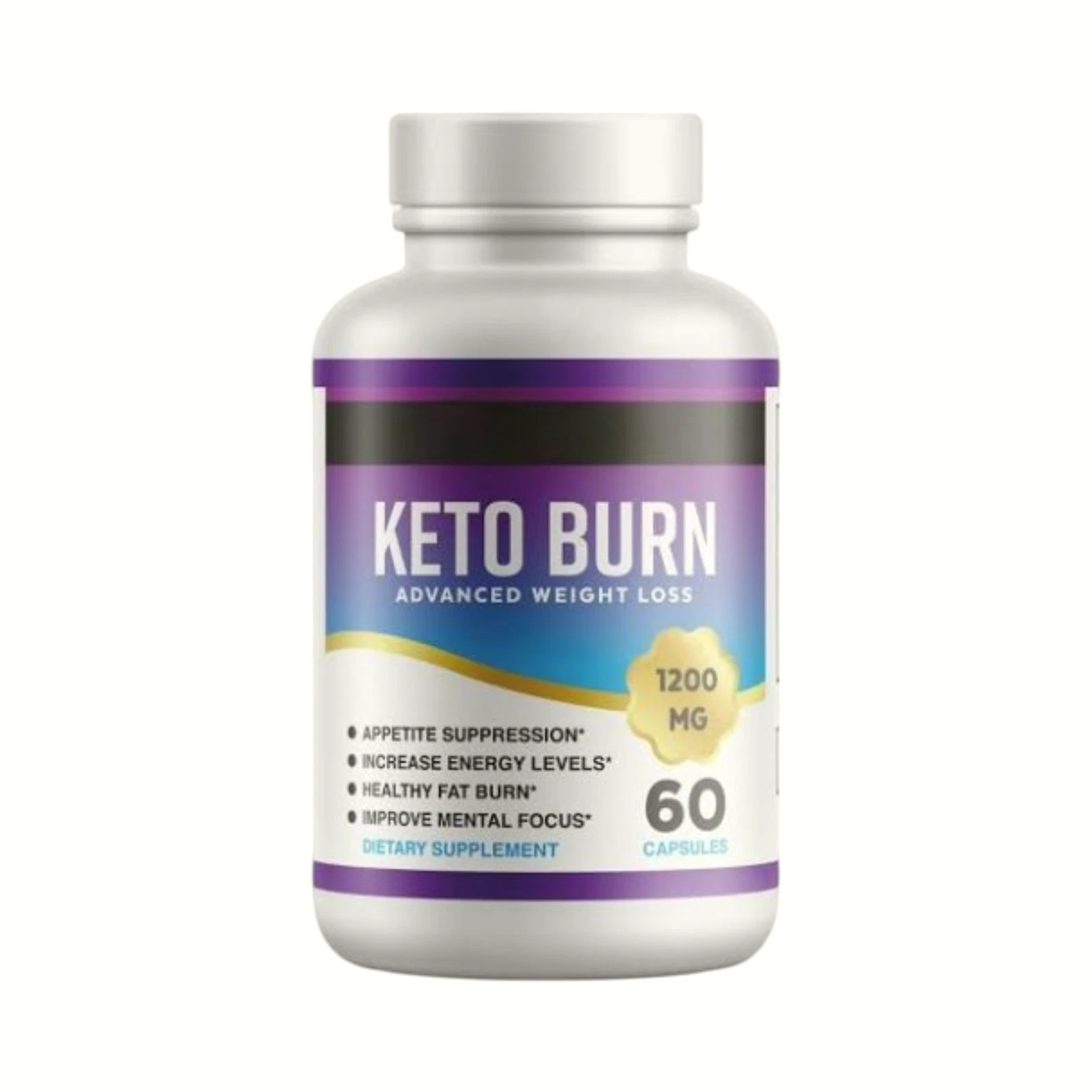 Keto Burn Advanced Weight Loss Capsules, Keto Burn Supplement - 60 Capsules