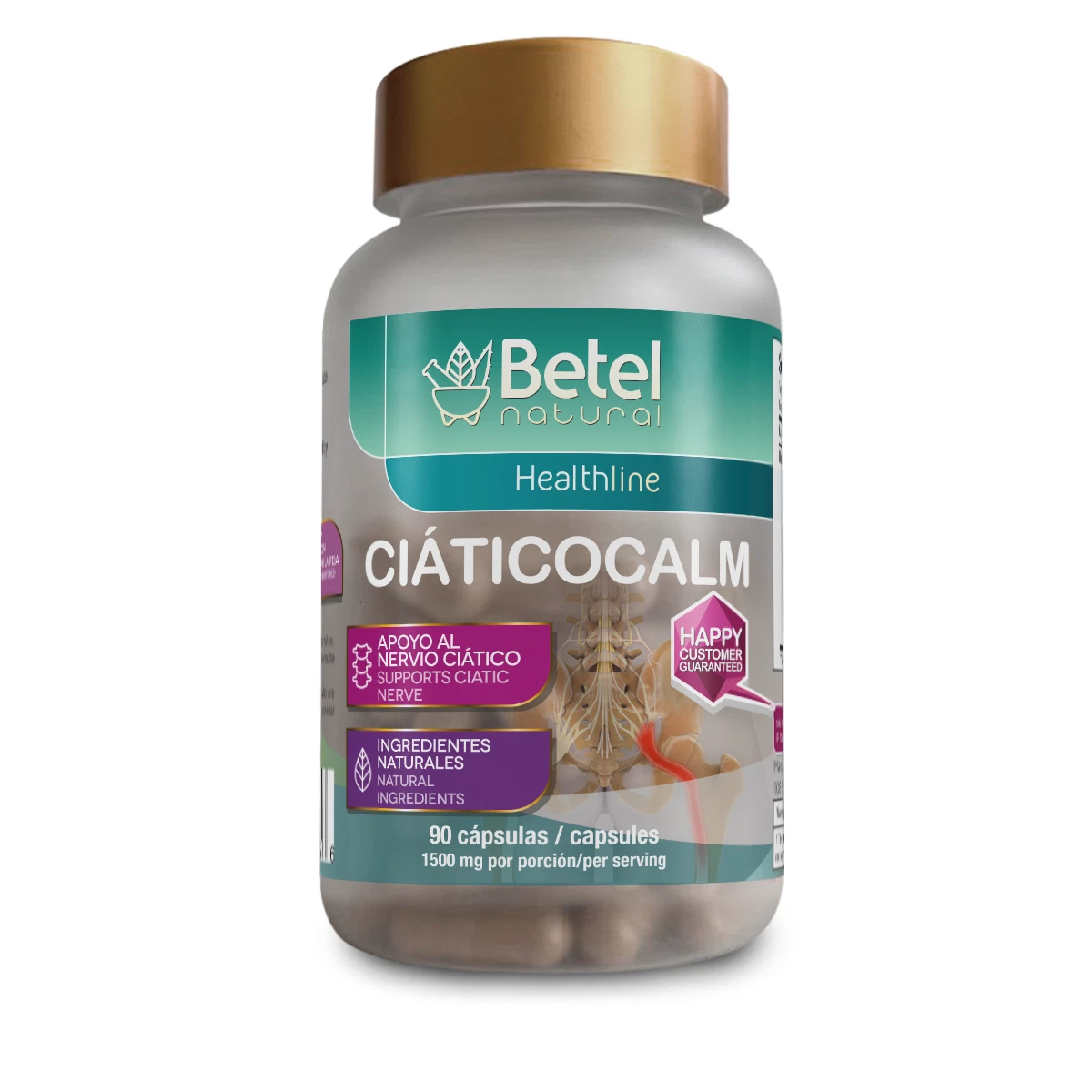 Premium Ciaticocalm 90 Caps by Betel Natural - Soporte Natural para la Ciatica