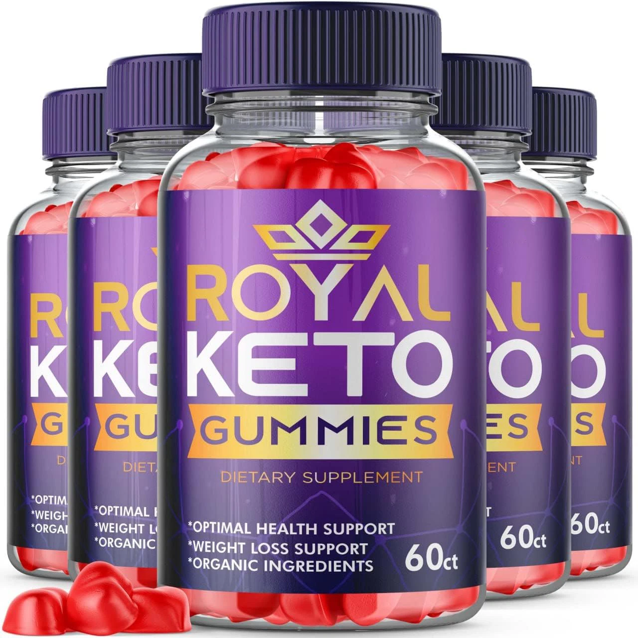 Royal Keto ACV Gummies Weight Loss - 1500mg,Premium Apple Cider Vinegar (5 Pack)
