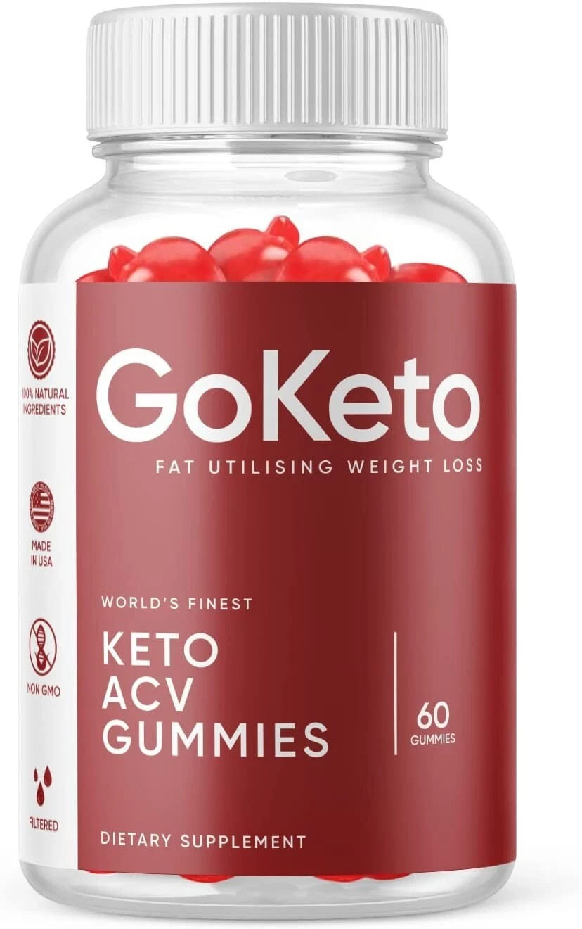 1-Go Keto ACV Gummies, Weight Loss, Fat Burner, Appetite Suppressant Supplement