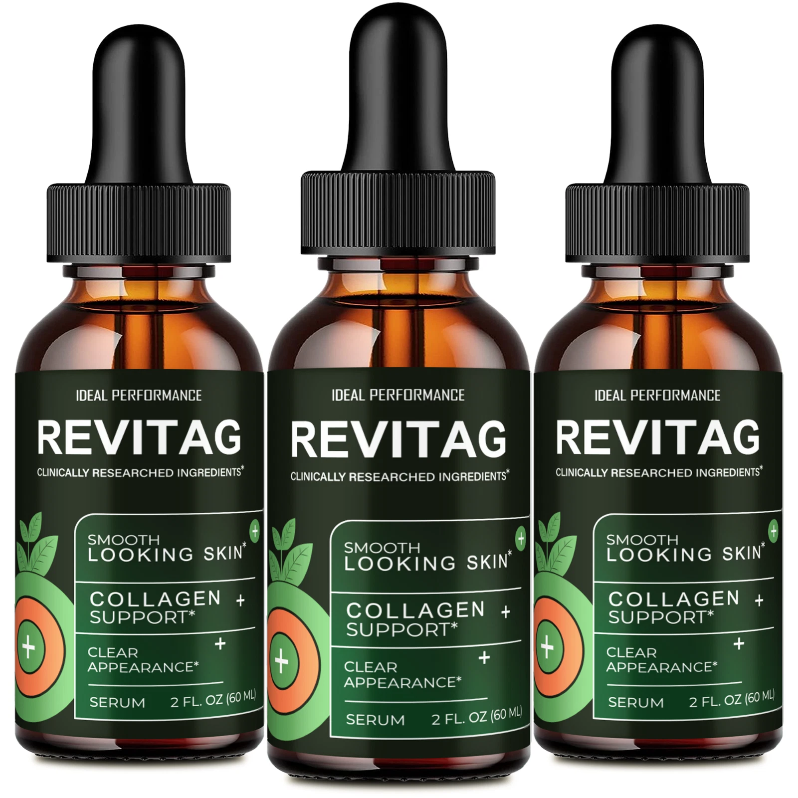 (3 Pack) Revitag Drops, Revi tag Blood Formula Support Supplement Liquid Drops