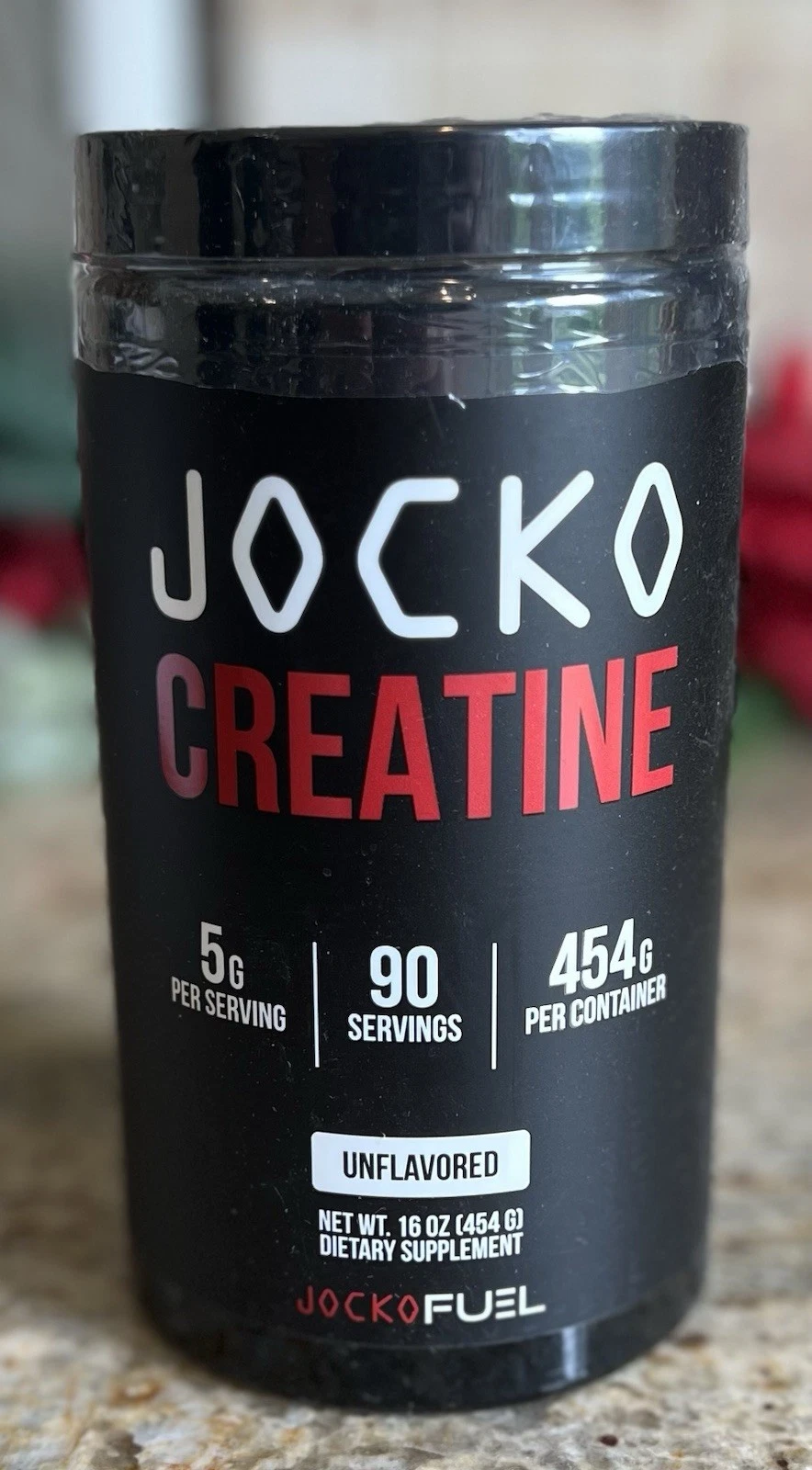 JOCKO Creatine Monohydrate Powder 400 Grams 16 Ounces Unflavored 90 Servings