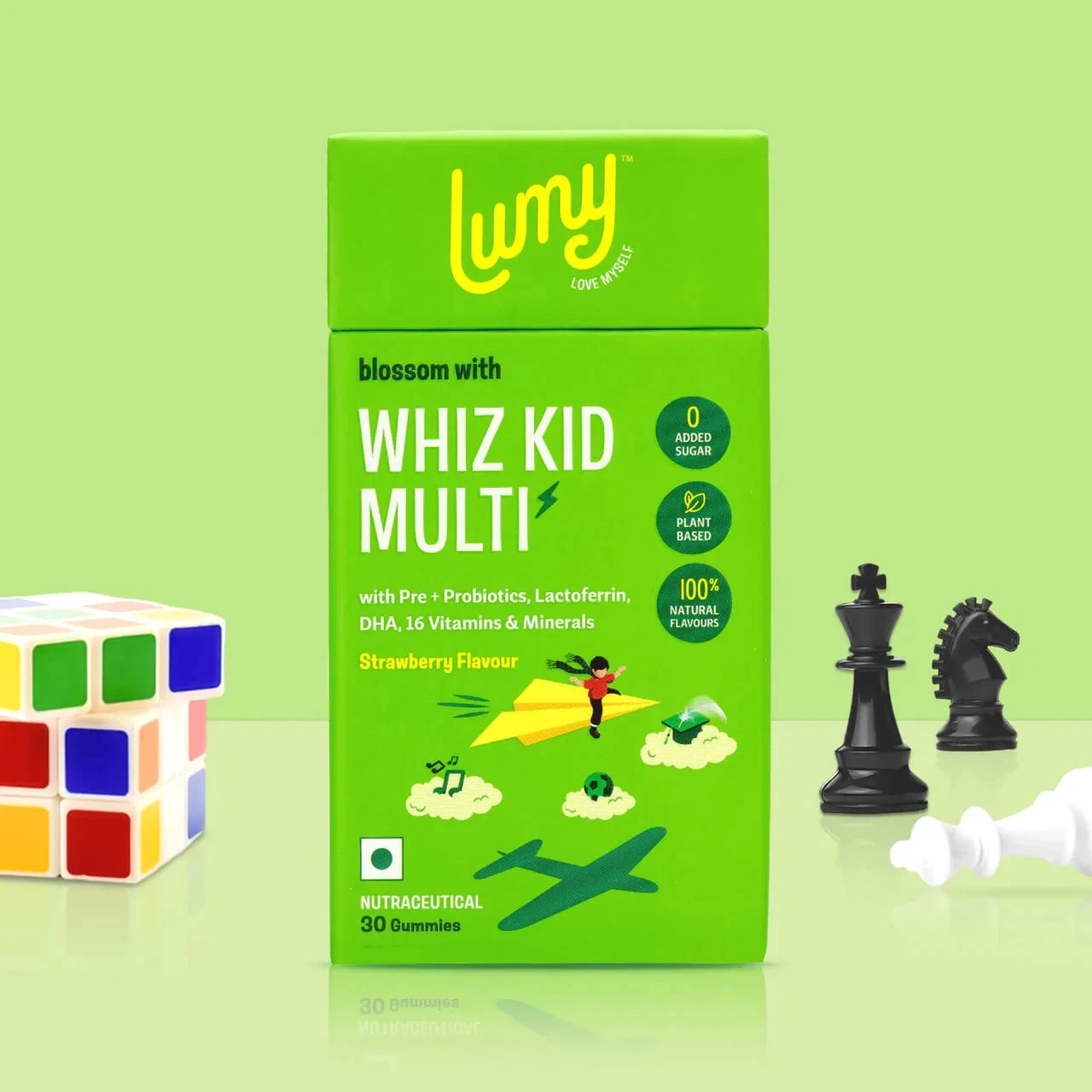 LUMYLIFE | Whiz Kid MultiVitamin-100% Natural Immunity Shield-(For Ages 7 To 15)