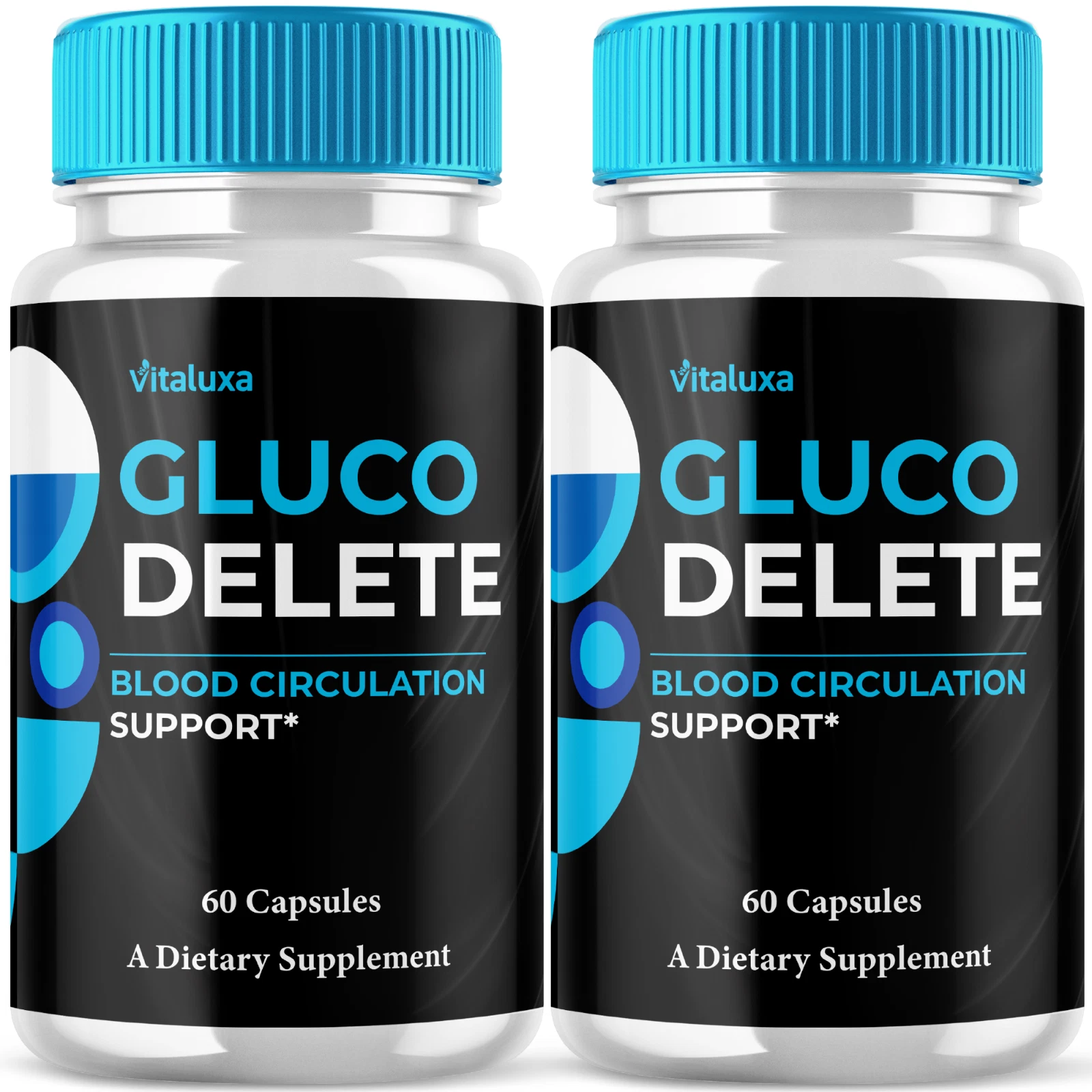 (2 Pack) Gluco Delete Blood Support Premium for Healthy Levels (120 Capsules)
