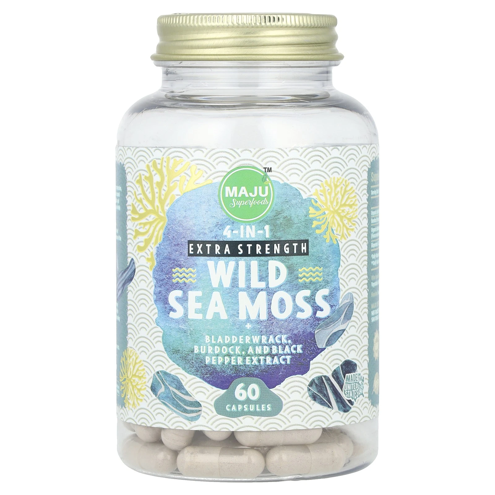 Wild Sea Moss, 60 Capsules
