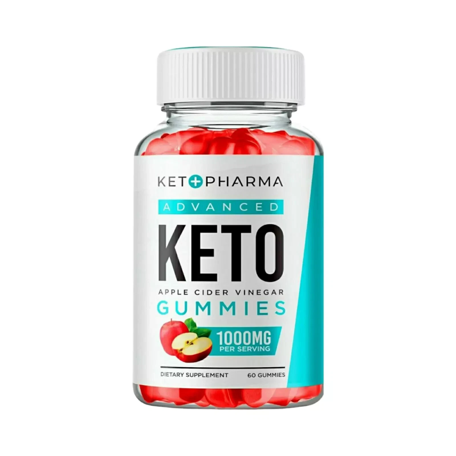 KetoPharma ACV Gummies, Keto Gummies For Weight Management - 60 Gummies