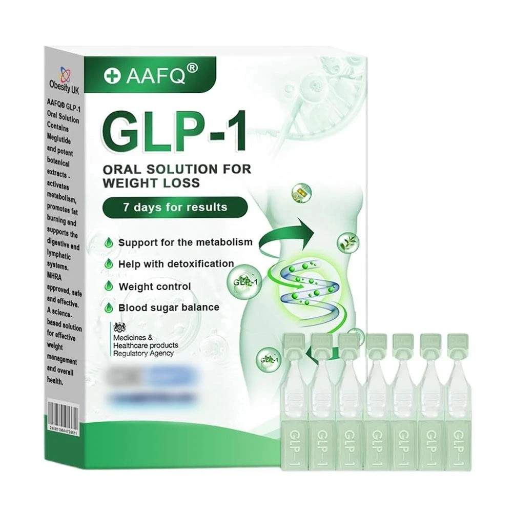 AAFQ GLP-1 Moringa Weight Loss Fat Burner Drop Plant-Based GLP-1 Peptide Complex