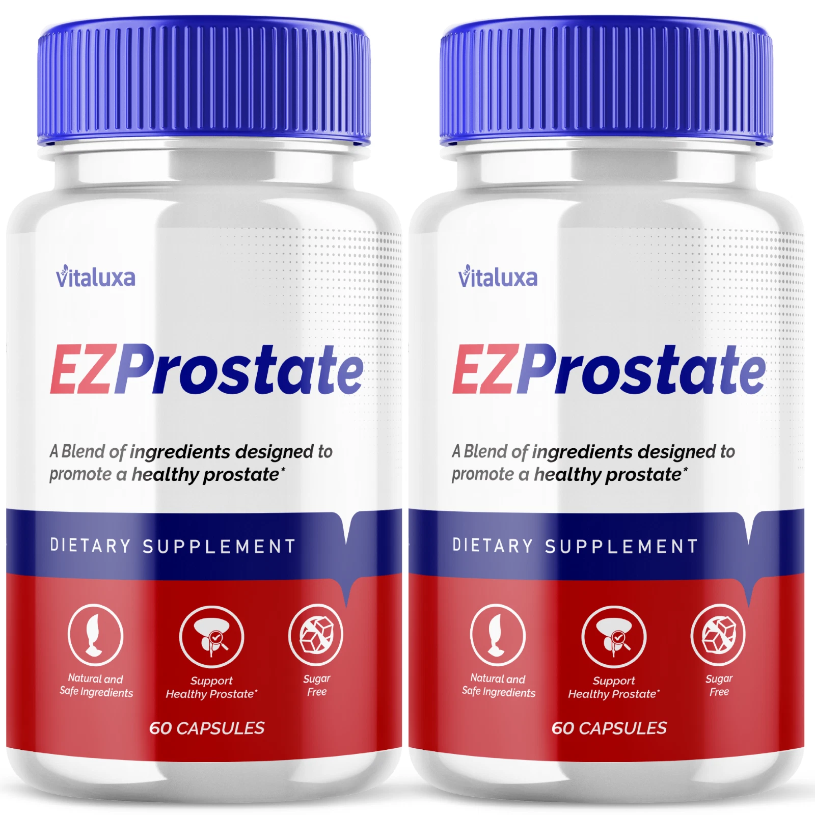 (2 Pack) EZ Prostate Capsules Easy Prostate Advanced Formula Pill (120 Capsules)