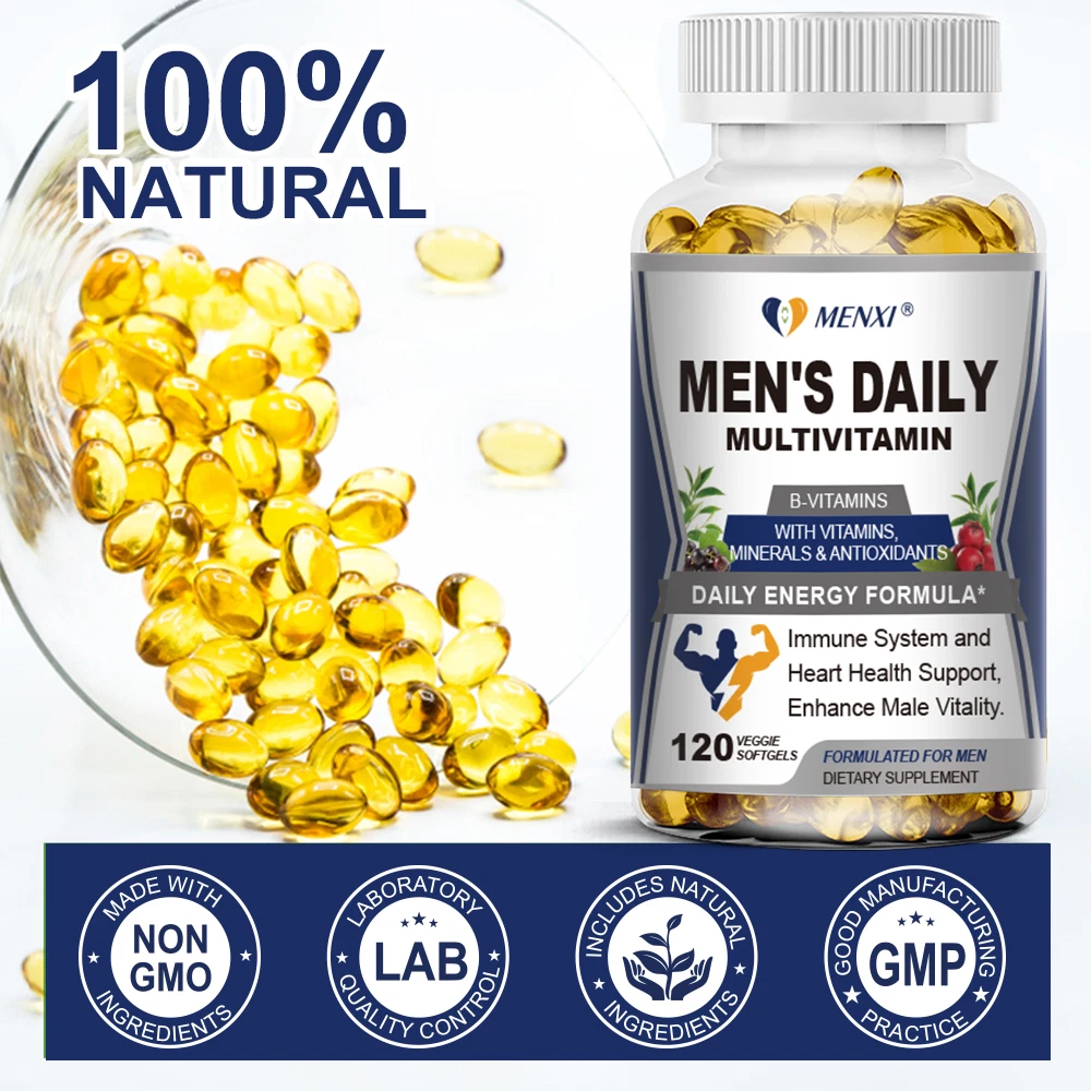 120pcs Men's Performance Multivitamin - Antioxidant Blend Electrolyte Balance