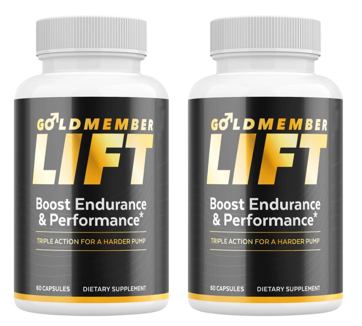 Goldmember Lift Support Vitamin Maximum Strength Supplement for Men ( 2 Pack )