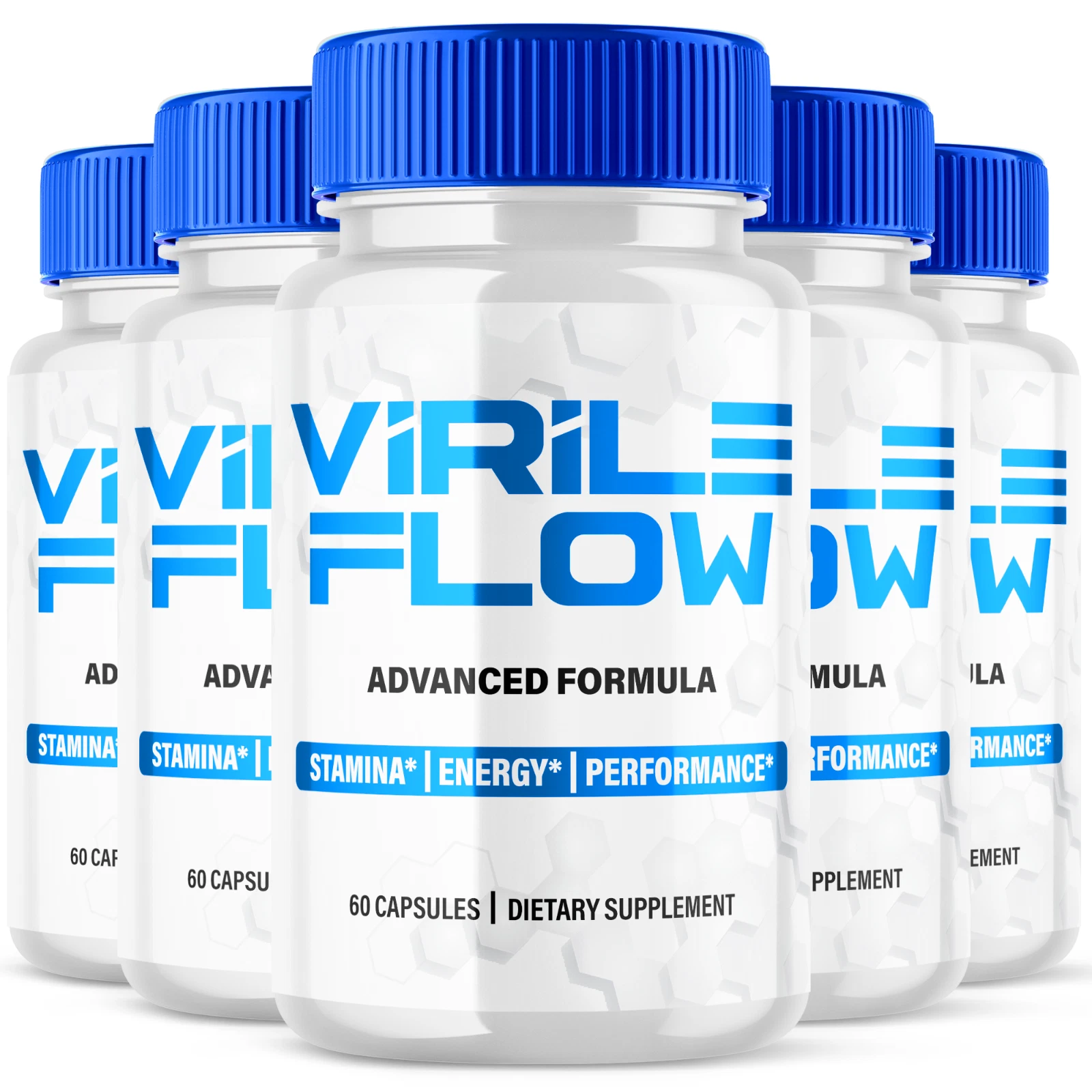Virile Flow for Men Advanced Performance Supplement Male Health 300 Capsules
