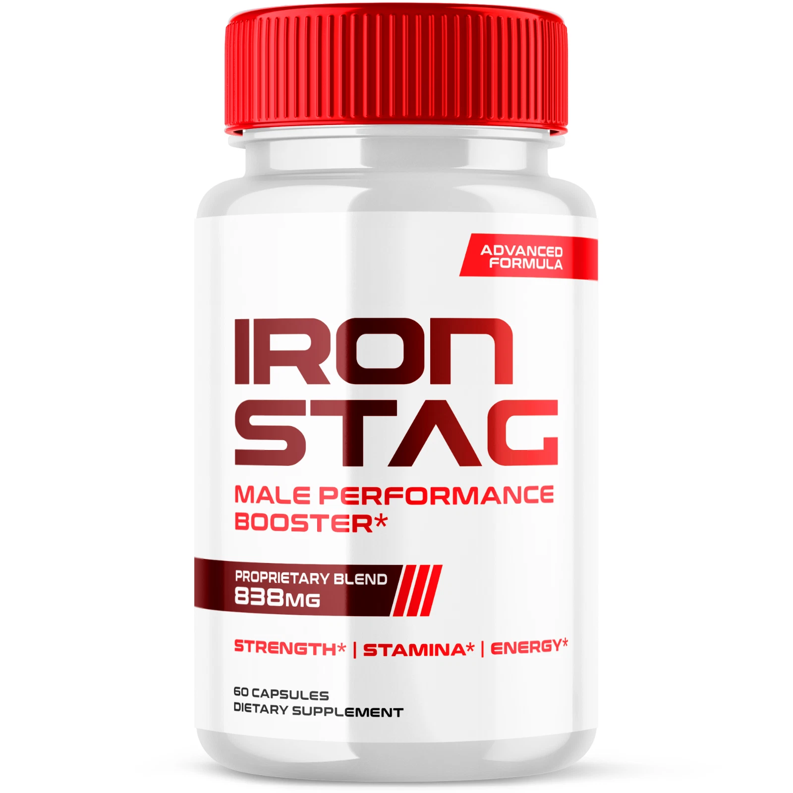 Iron Stag Advanced Pills for Men Extra Strength Ironstag Supplement 60 Capsules