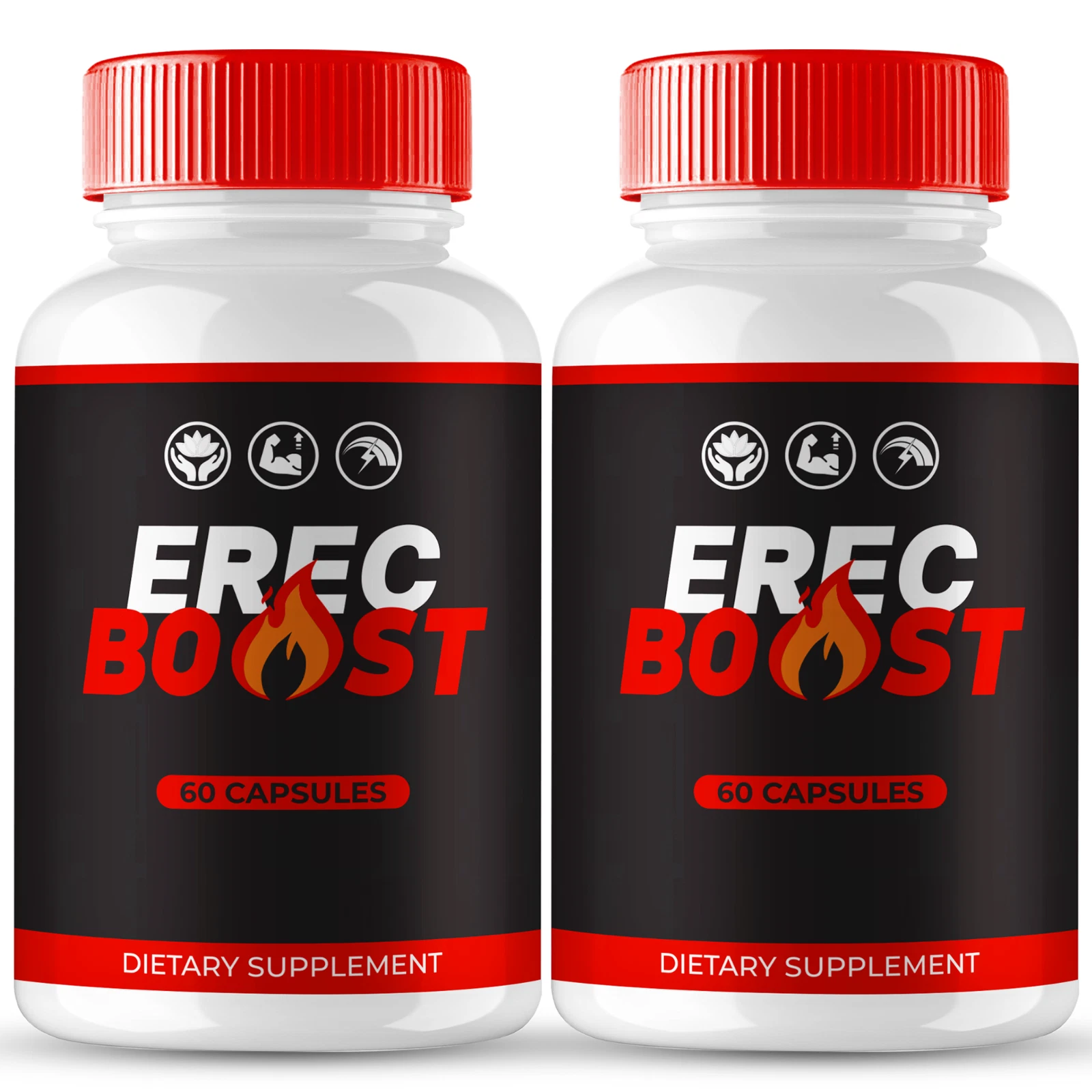 (2 Pack) Erec Boost for Men Capsules, ErecBoost Male Performance Support Pills