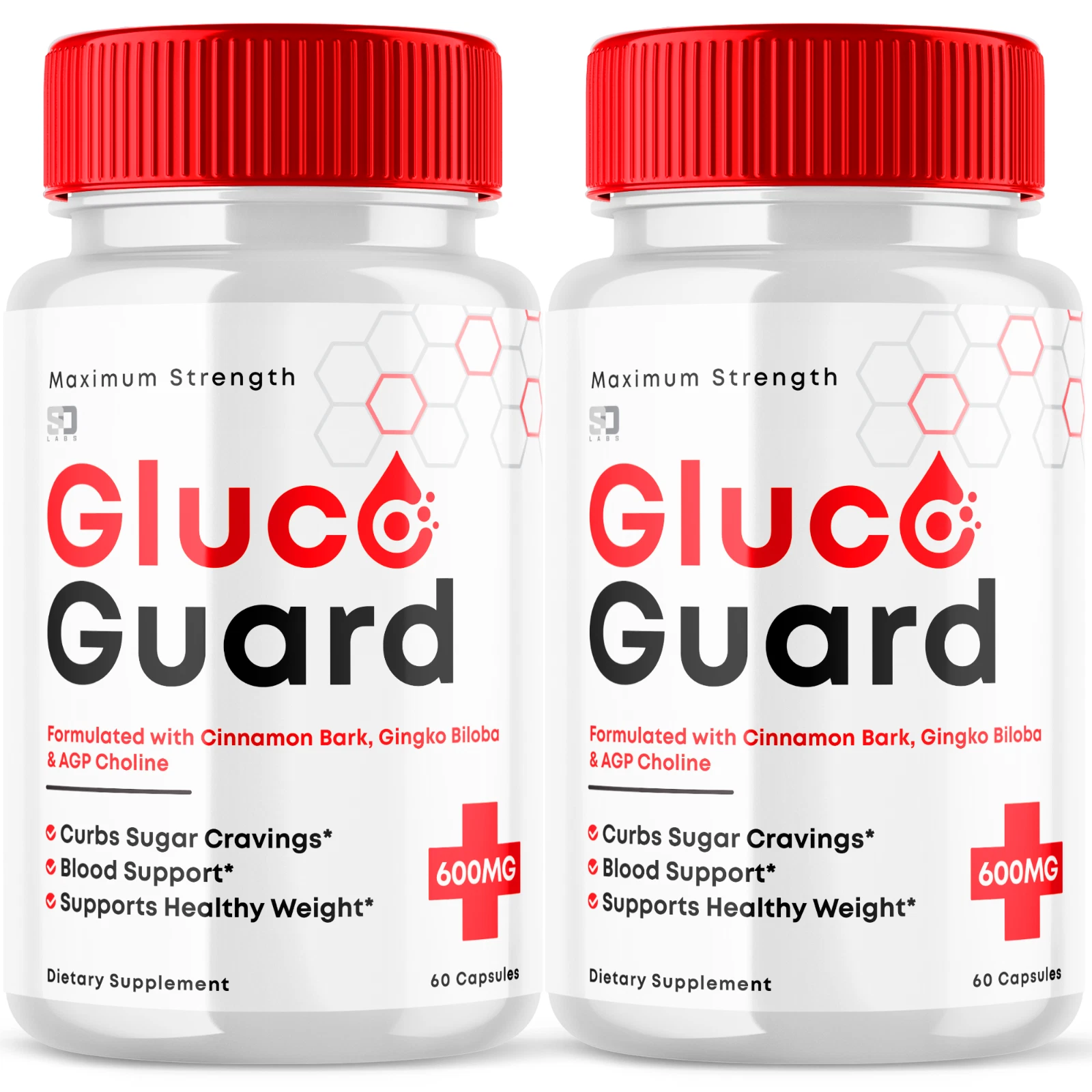 Gluco Guard Blood Support Extra Strength Blood Sugar Supplement 60 Capsules