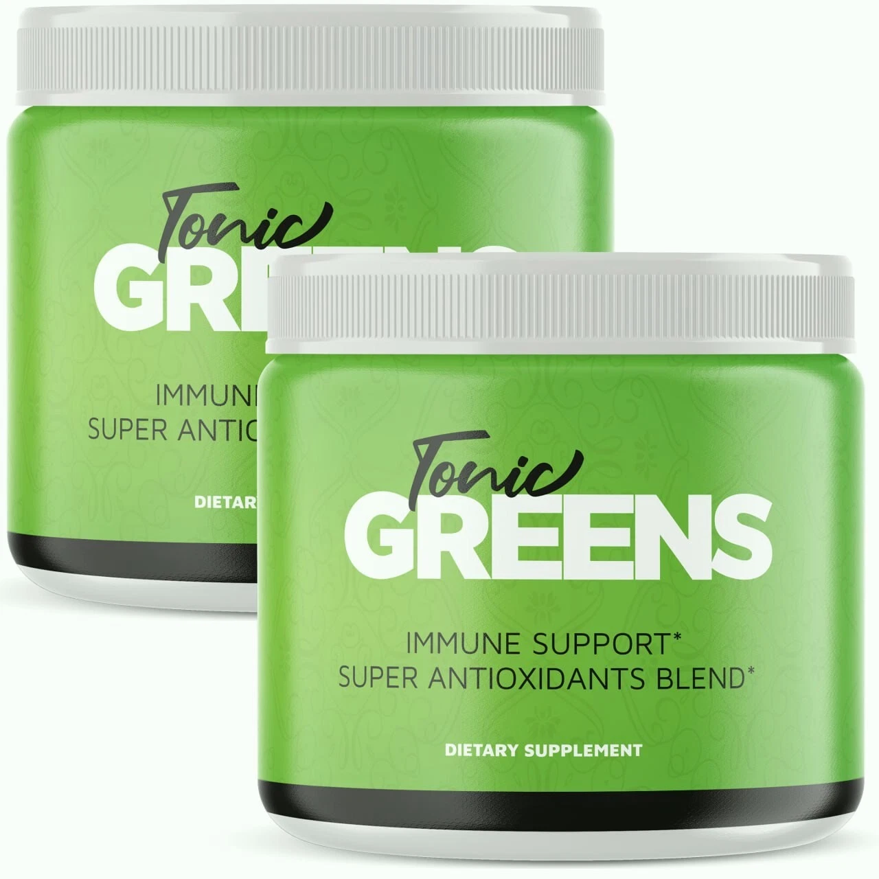(2 Pack) Tonic Greens Powder, Tonic Greens Advanced Immune Support Drink Mix