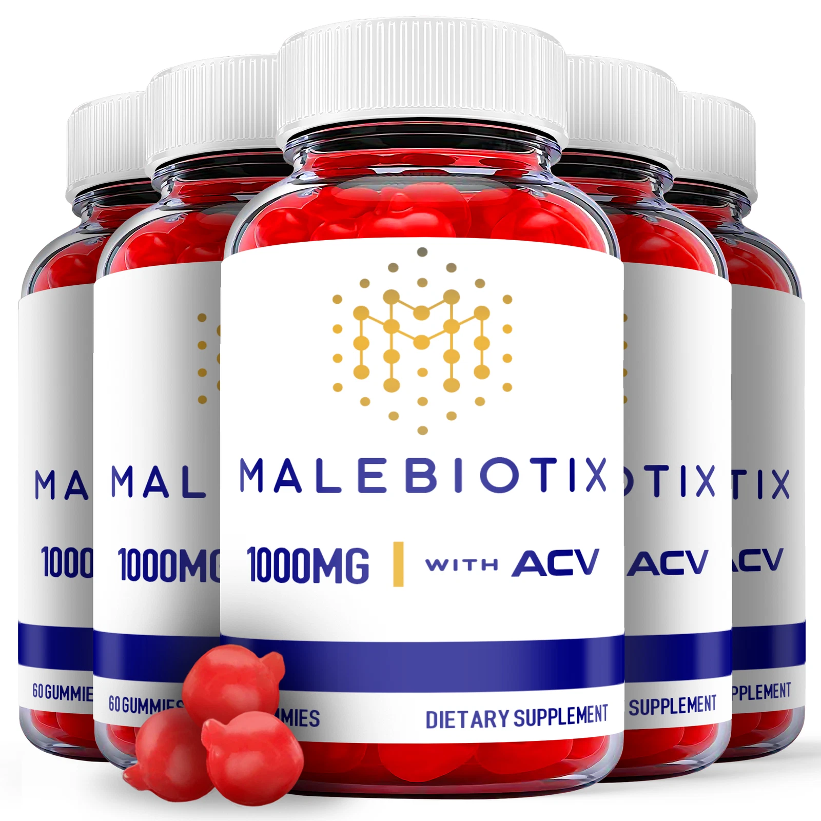 Malebiotix Gummies - Malebiotix Gummy For Male Vitality Support ORIGINAL -5 Pack