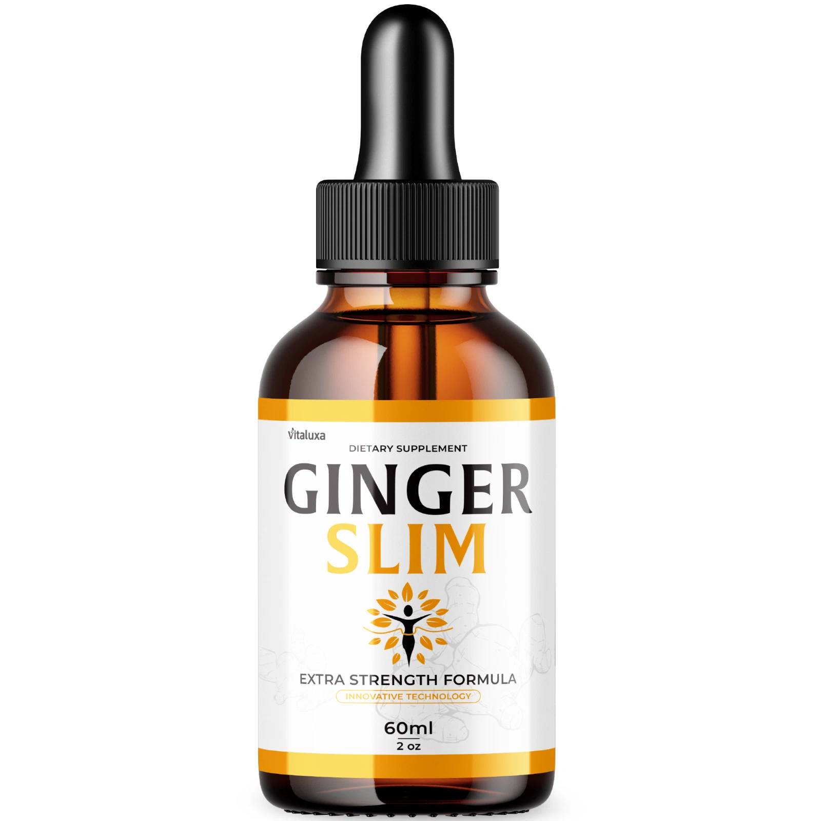Ginger Slim Drops for Maximum Overall Wellness Health Support Made in USA (2 oz)