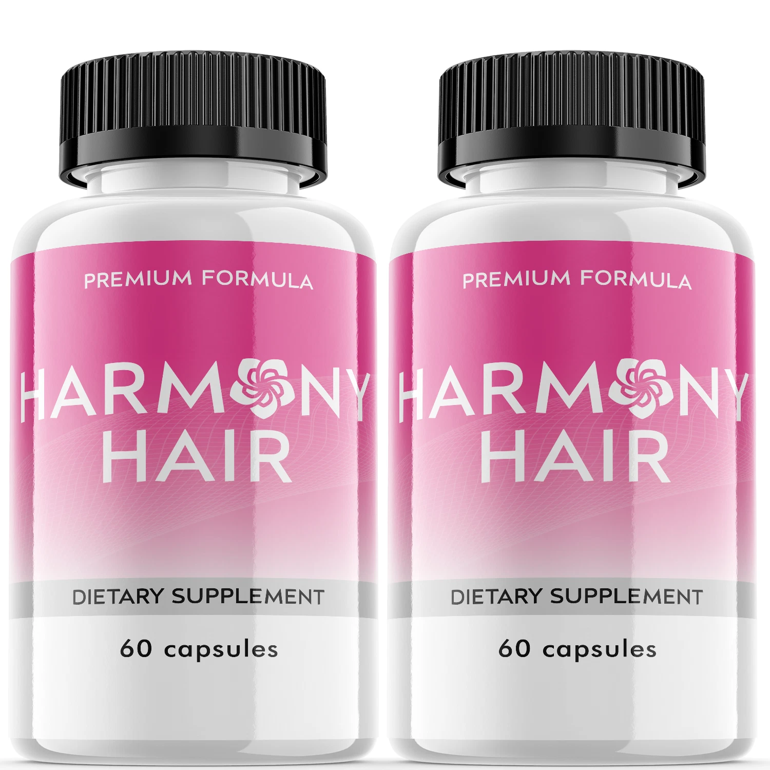 (2 Pack) Harmony Hair, Harmony Healthy Hair Support Hair Growth (120 Capsules)