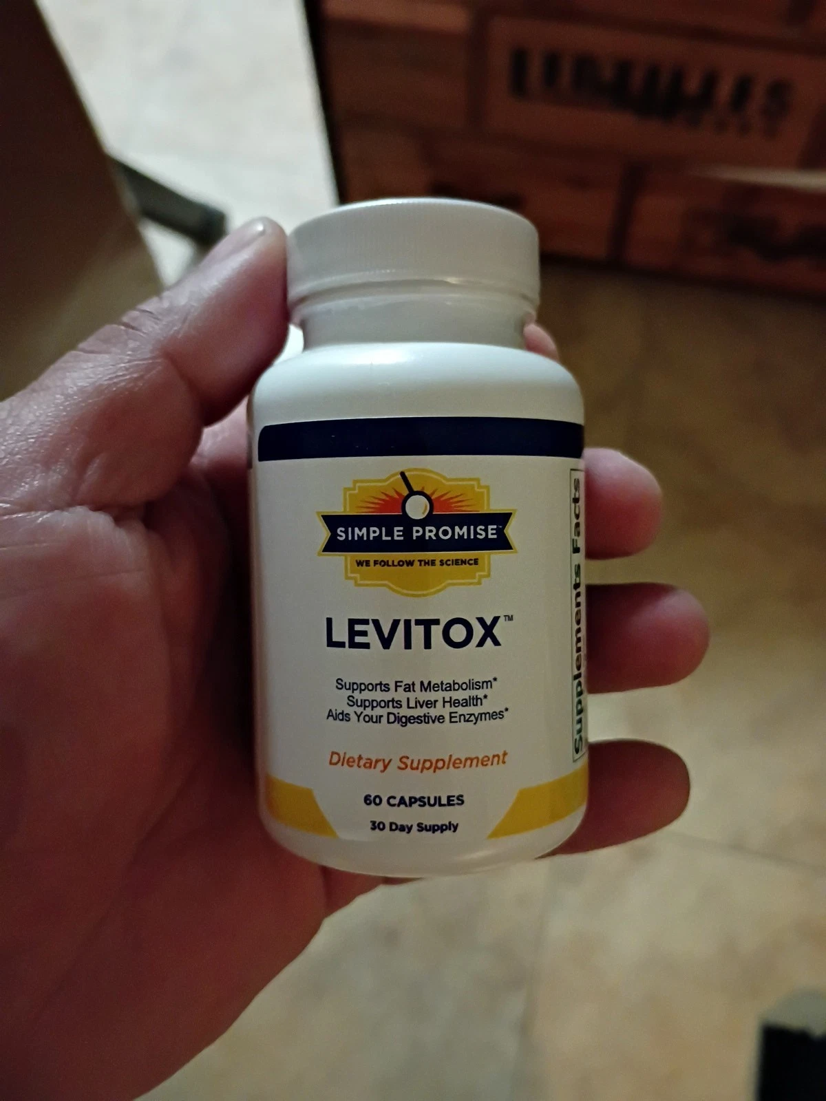 Simple Promise Levitox Supp Supports Fat Metabolism, Liver Health & Digestion